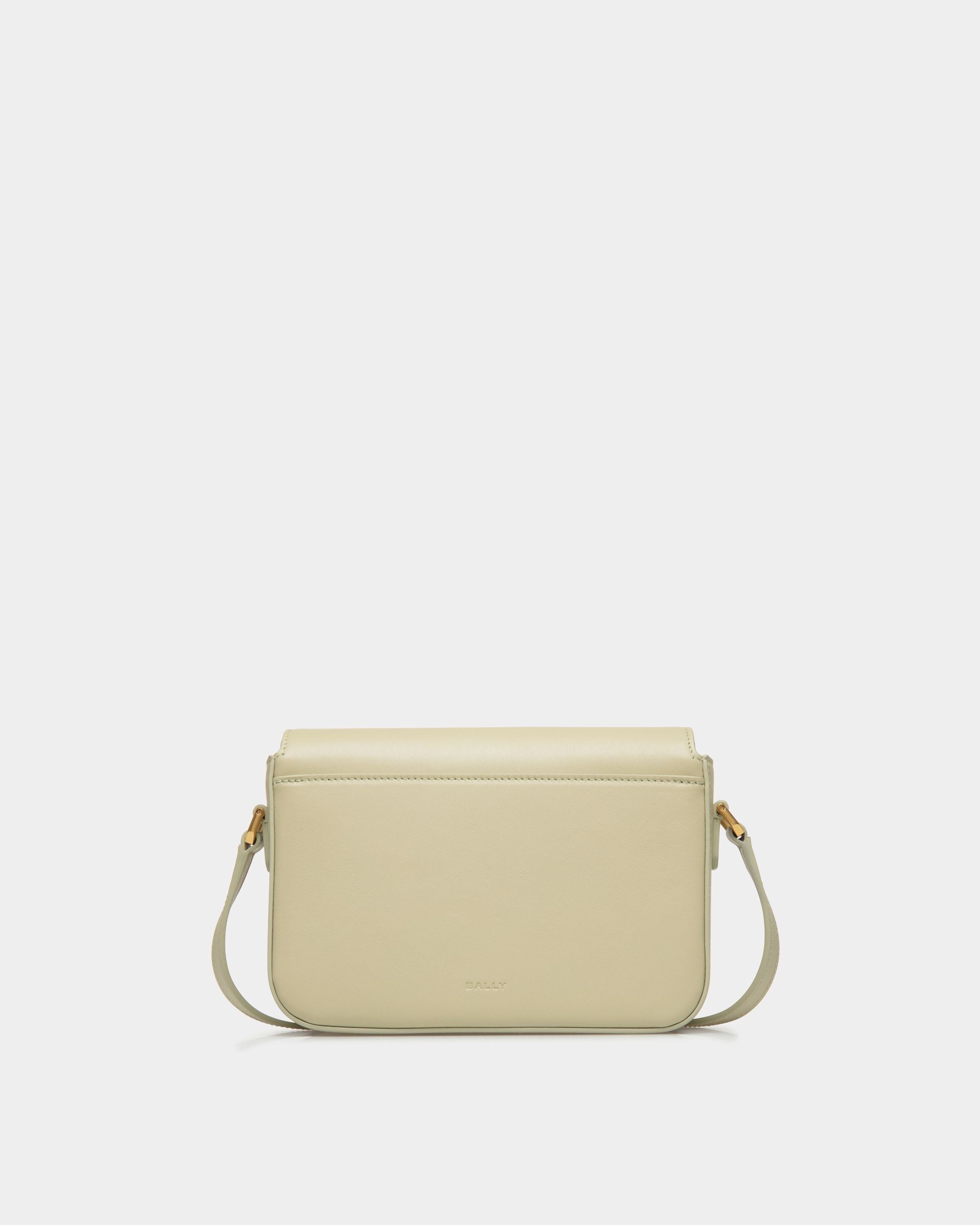 Petit Sac À Bandoulière Emblem En Cuir Light Green - Femme - Bally - 03