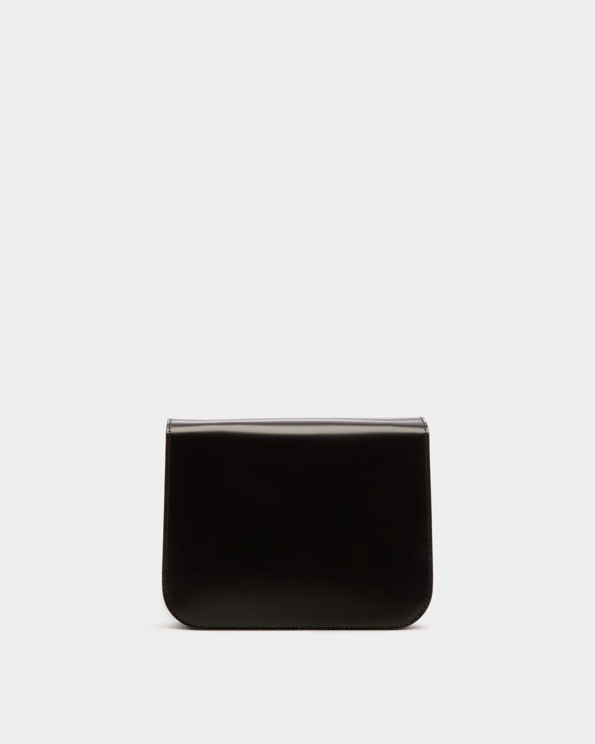 Borsa A Tracolla Ollam In Pelle Spazzolata Nera - Donna - Bally - 02