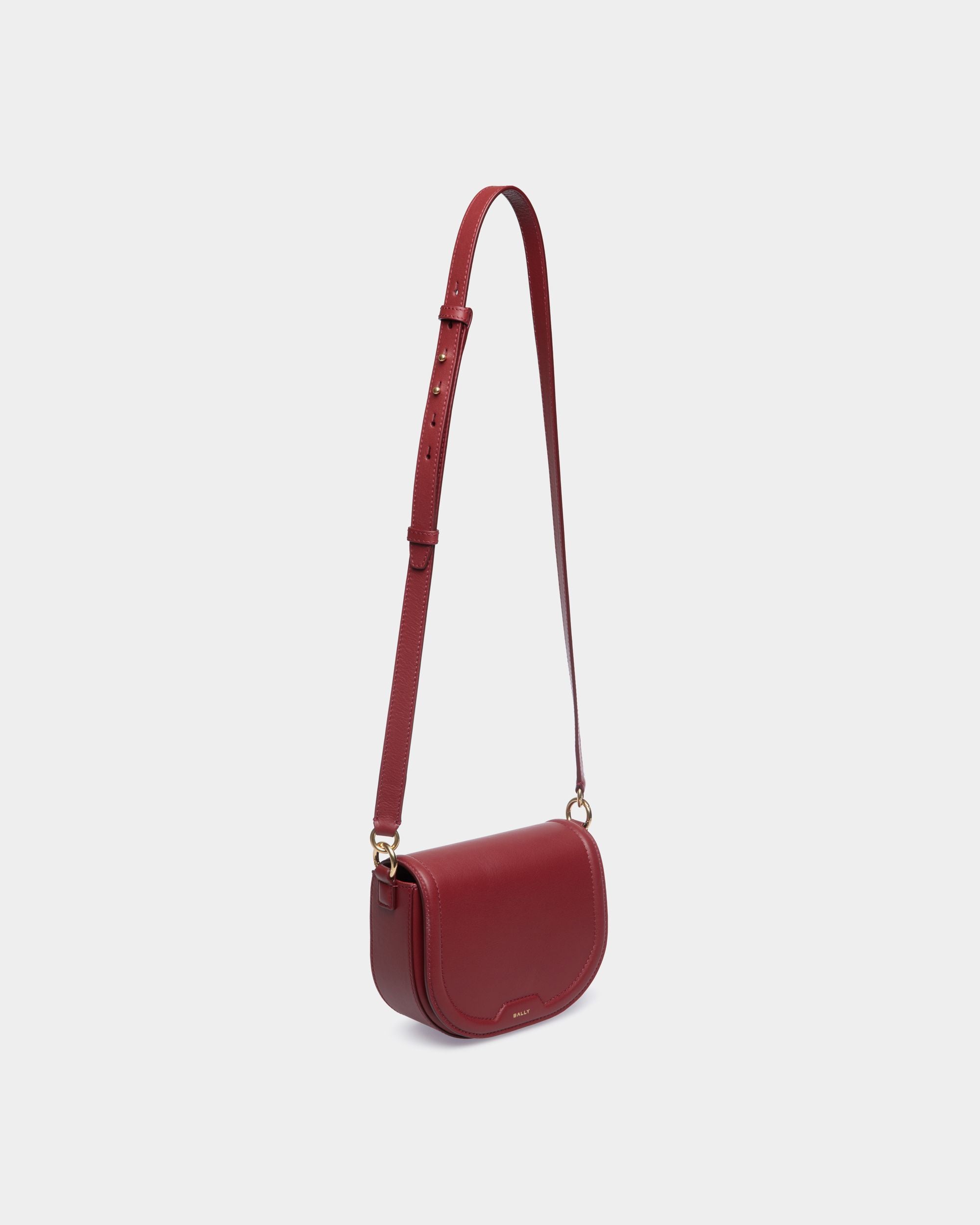 Code Cross Body In Red Bovine - Women's - Bally - 05