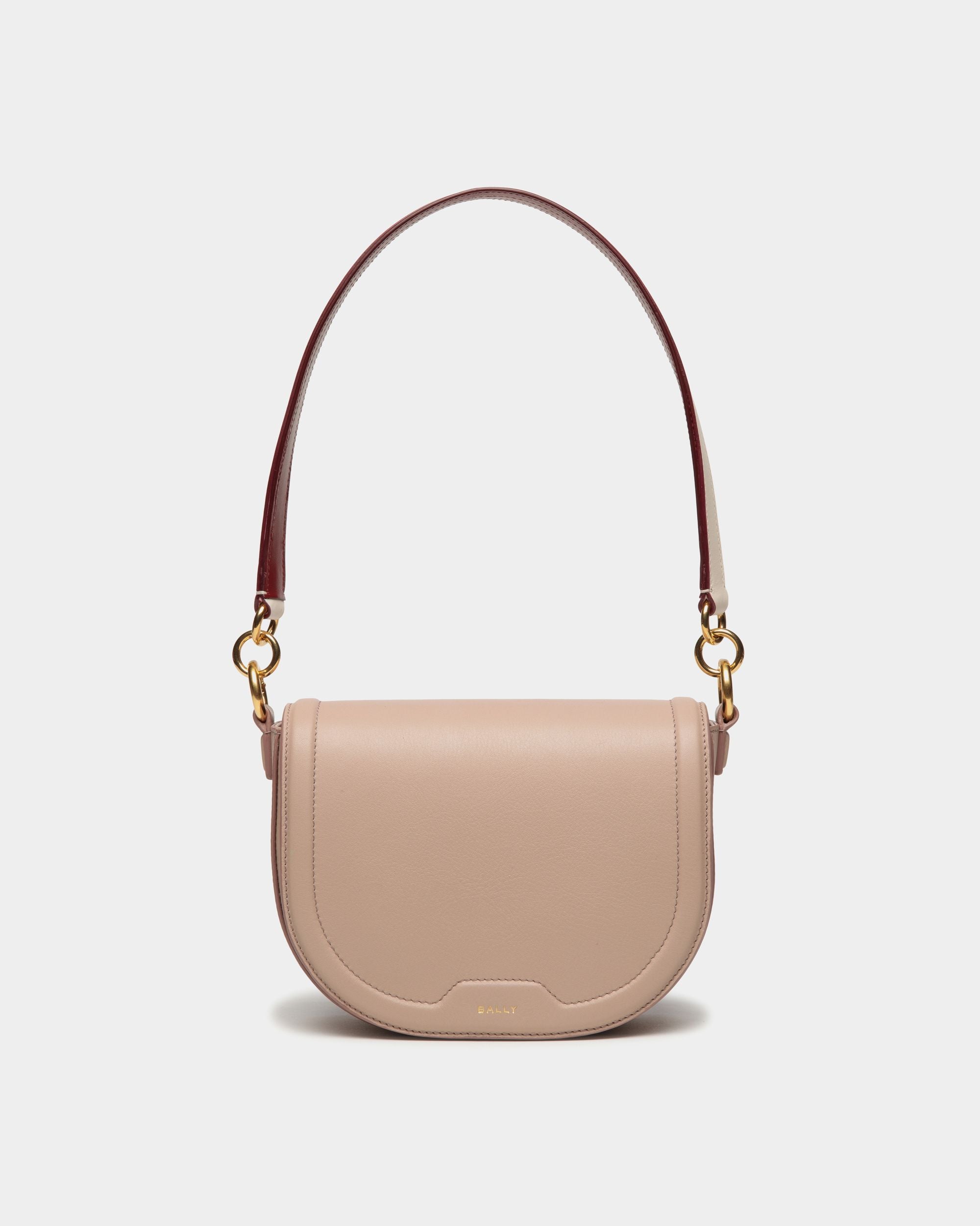 Code Umhängetasche Aus Leder In Light Beige - Damen - Bally - 05