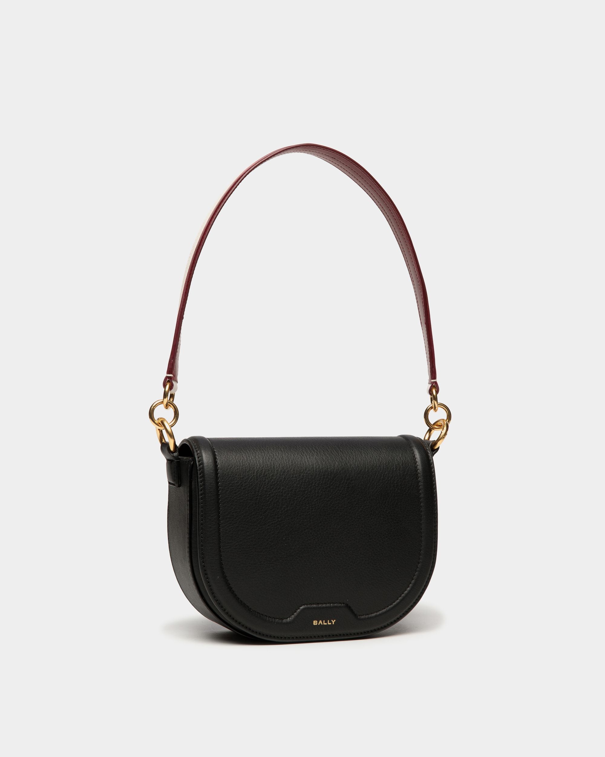 Code Umhängetasche Aus Leder In Schwarz - Women's - Bally - 04