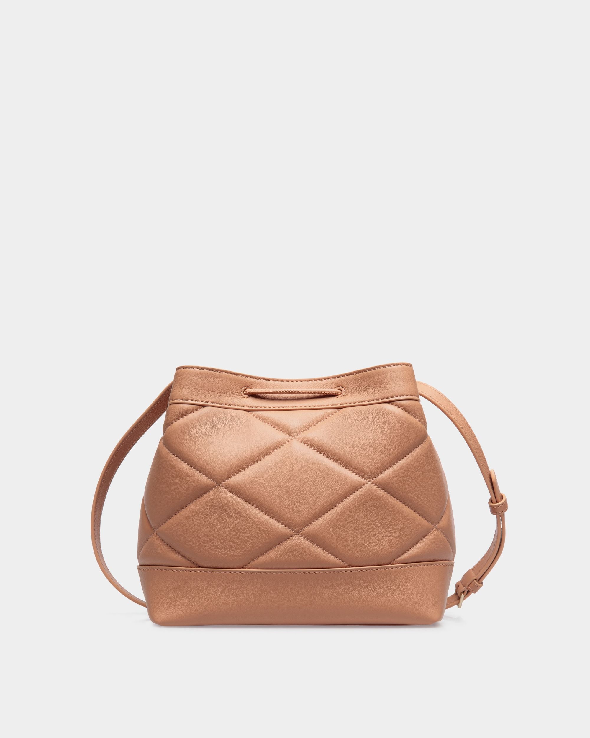 Crossbody In Orange Leather - Femme - Bally - 02