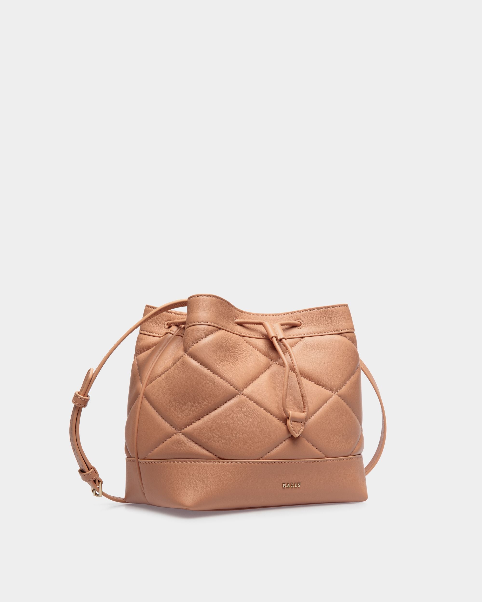 Crossbody In Orange Leather - Femme - Bally - 03