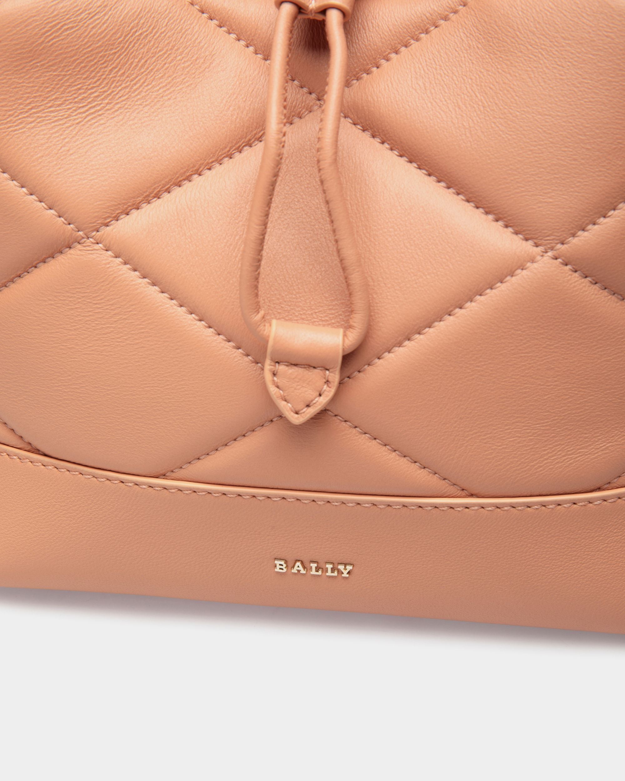 Crossbody In Orange Leather - Femme - Bally - 05