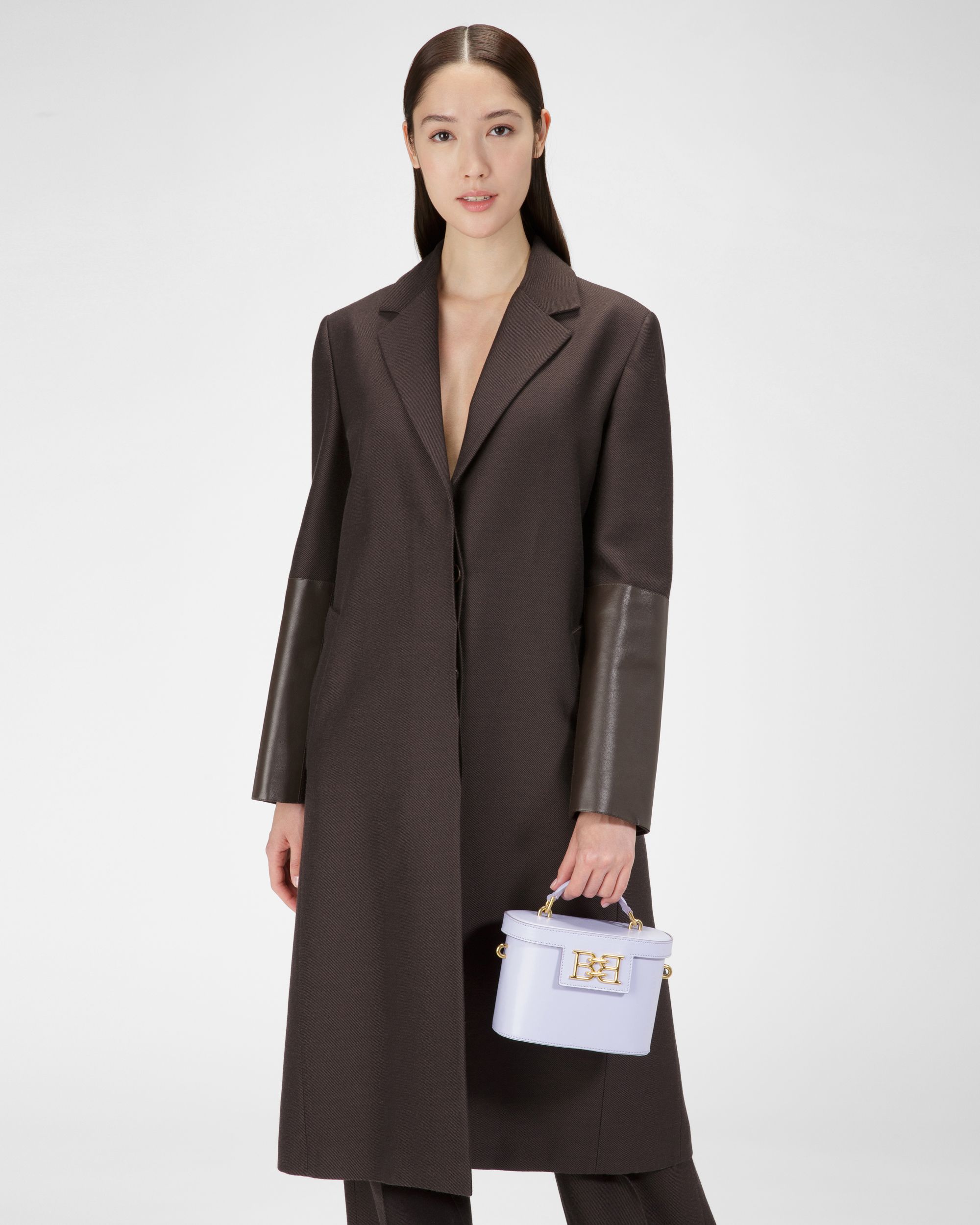 Bengi Umhängetasche Aus Fliederfarbenem Leder - Damen - Bally - 02
