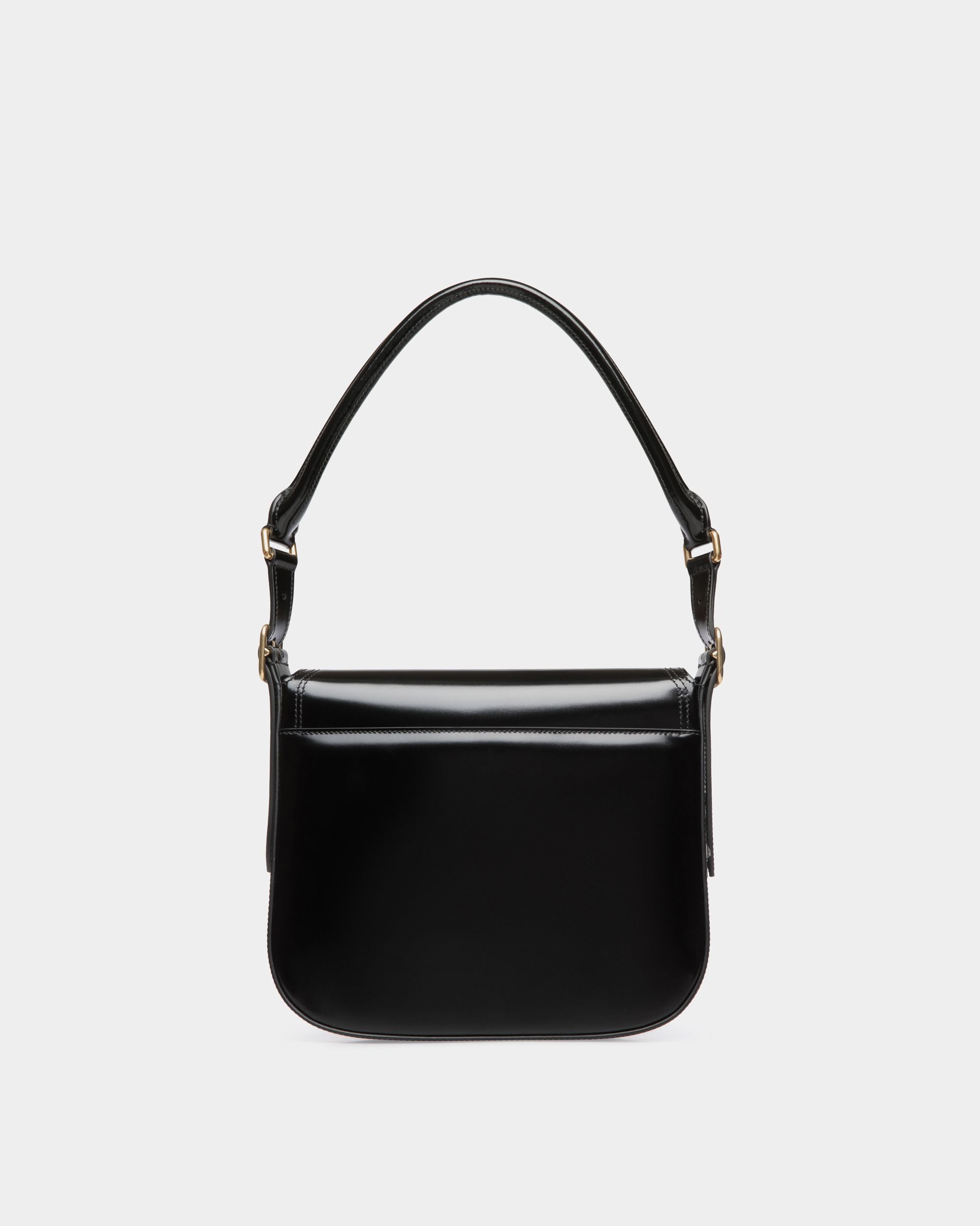 Borsa A Tracolla Beckett In Pelle Spazzolata Nera - Donna - Bally - 02