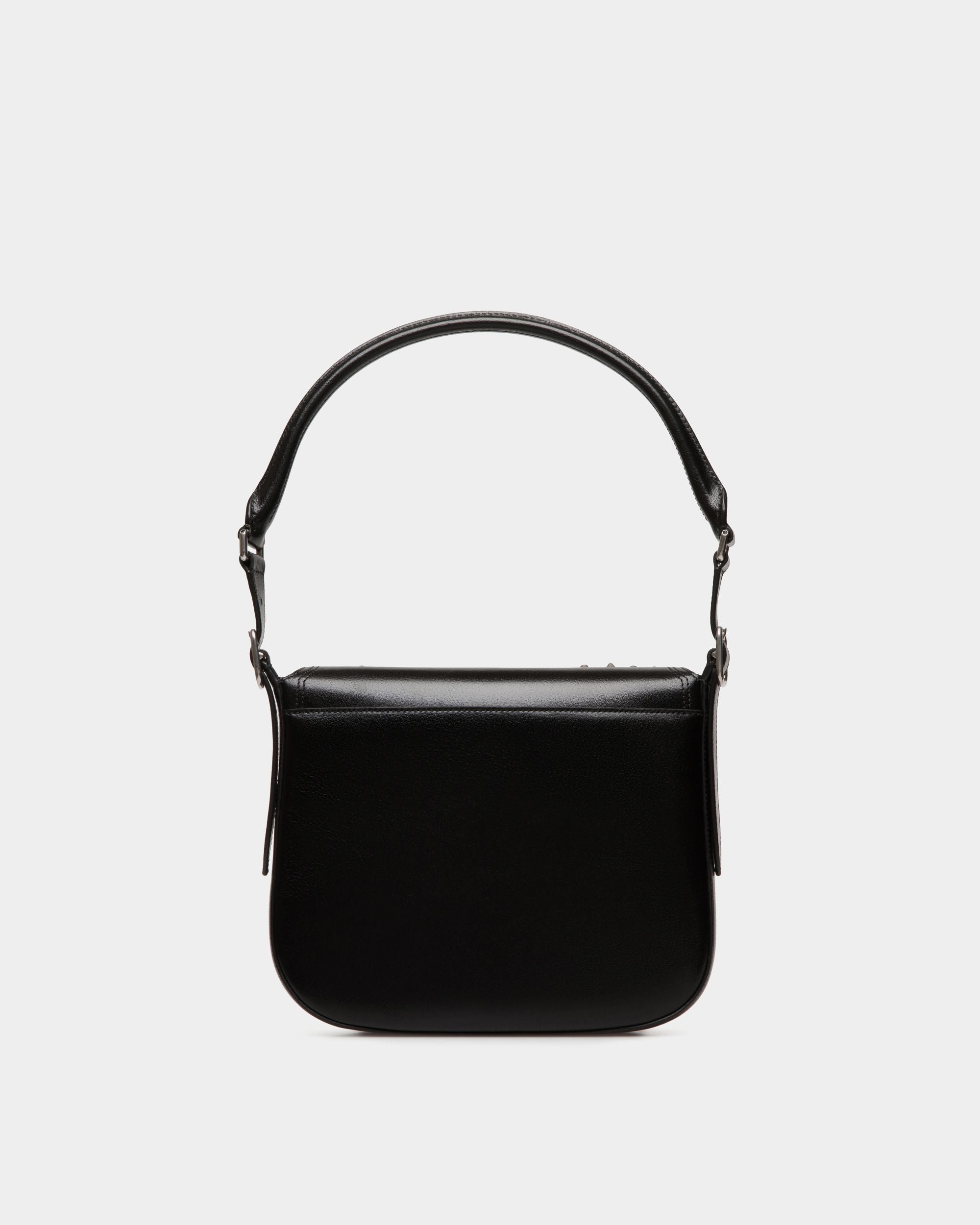 Beckett Crossbody Bag In Black Leather with Studs - Damen - Bally - 03