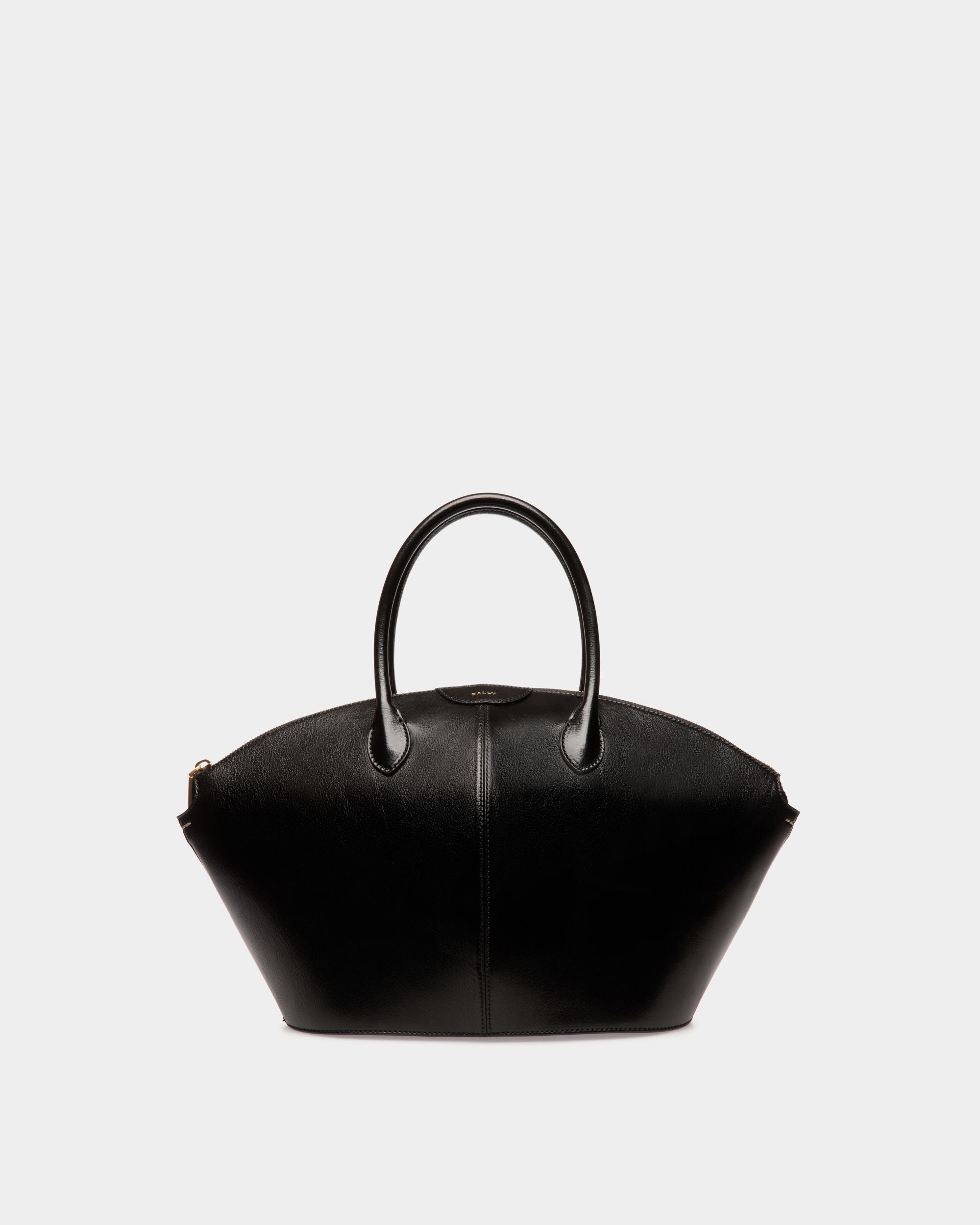 Belle Top Handle Bag in Black Leather - Women's - Bally - 01