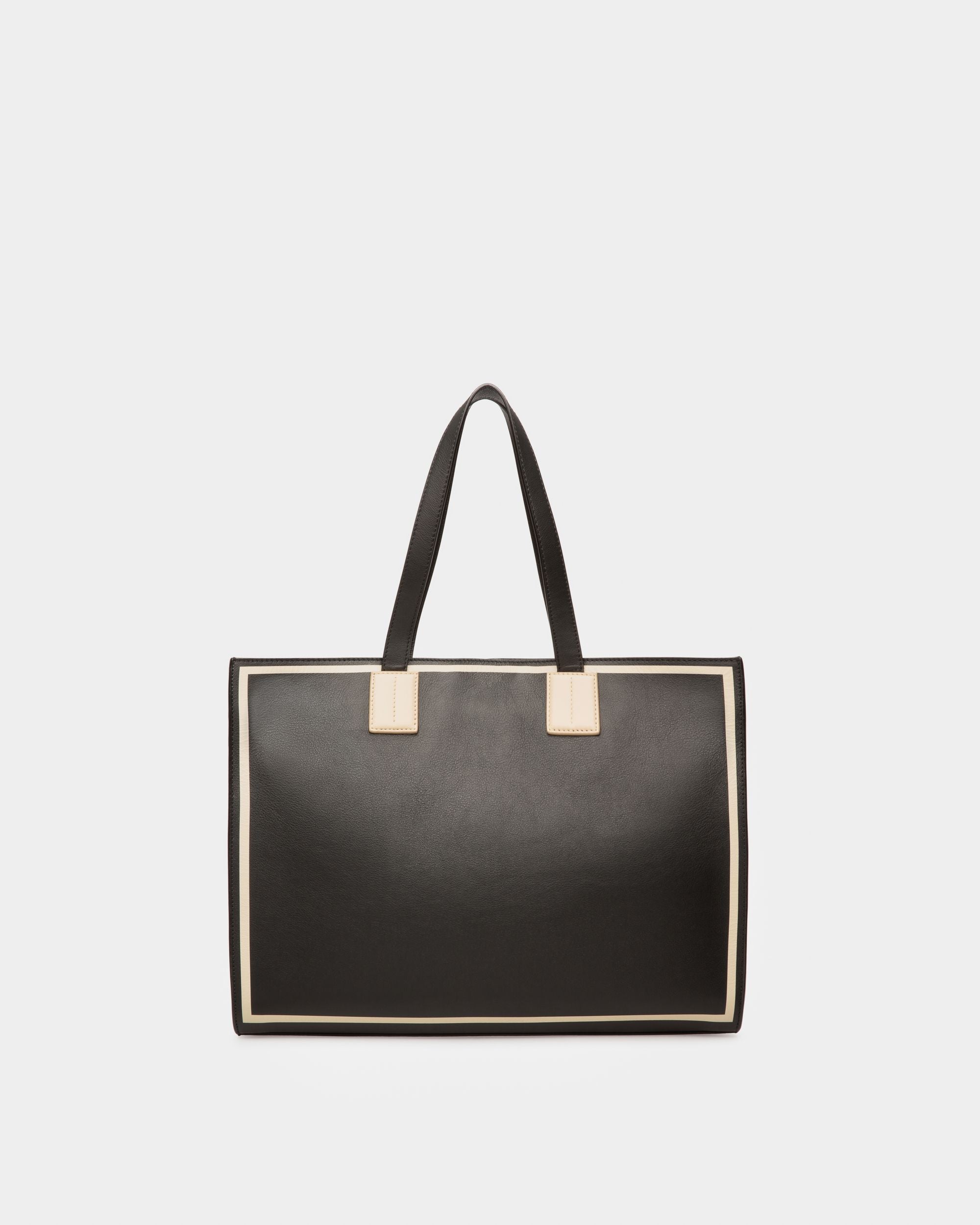 Crystalia Cabas En Cuir Noir - Femme - Bally - 03