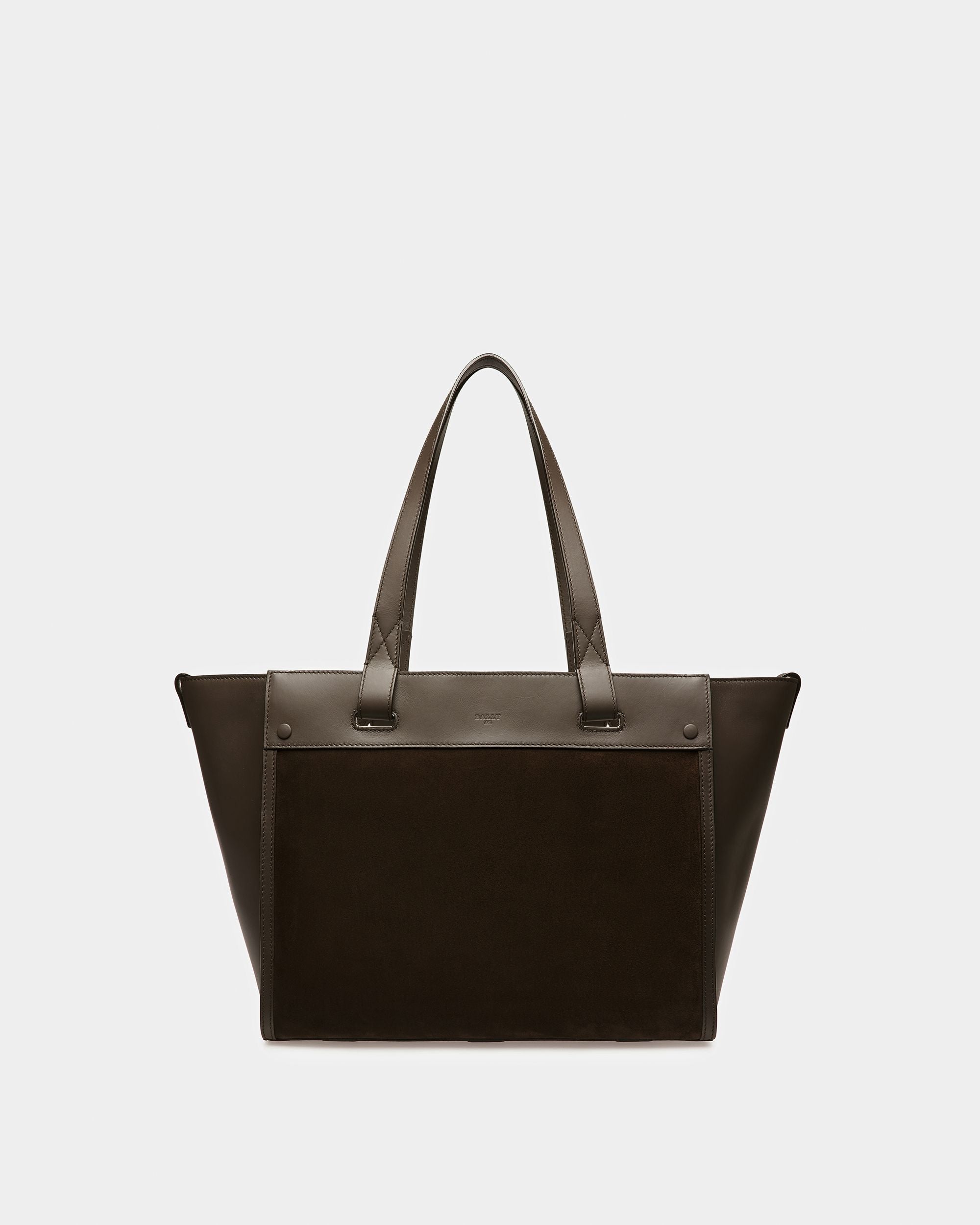 Arystea Tragetasche Aus Leder In Braun - Damen - Bally - 01