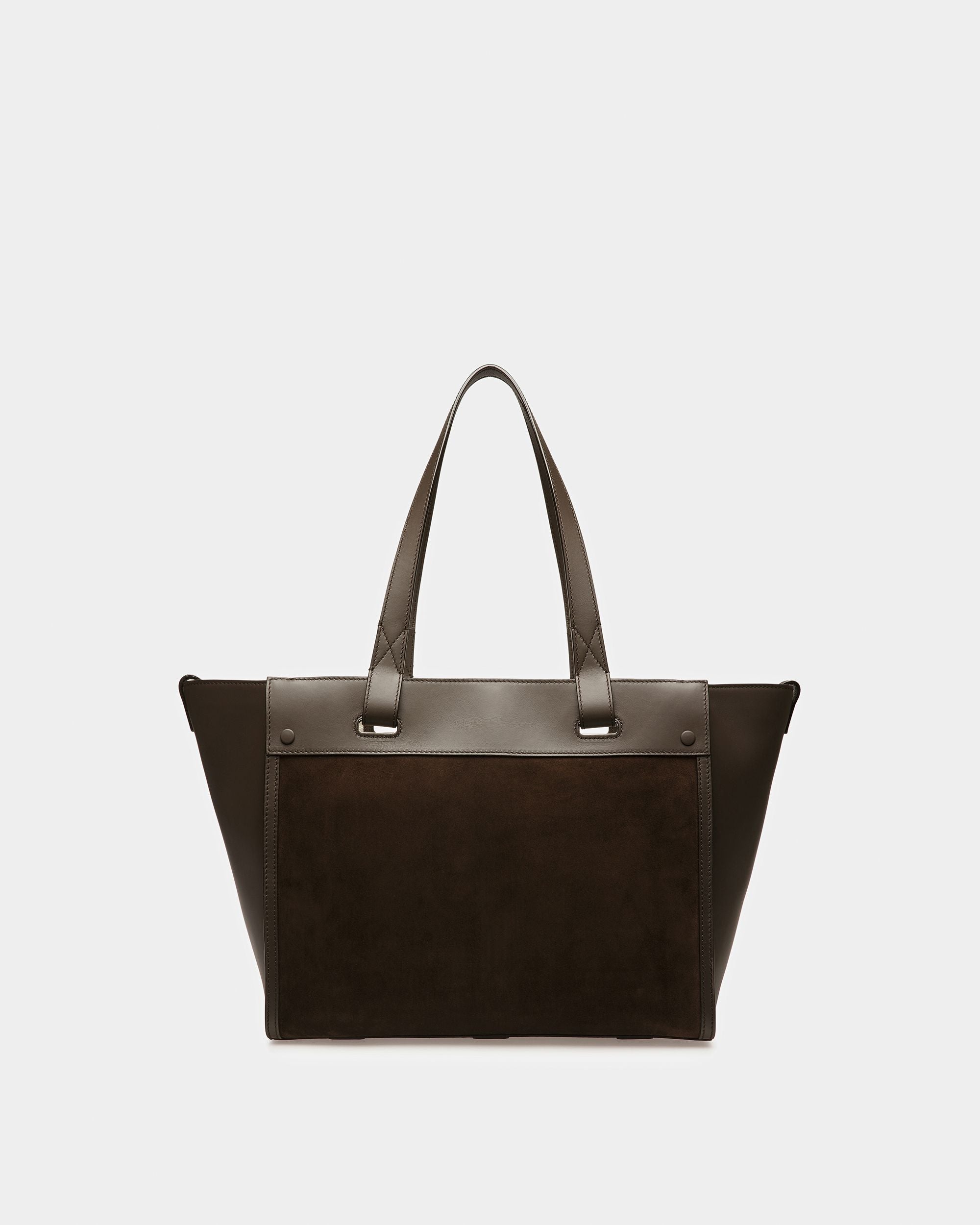 Arystea Tragetasche Aus Leder In Braun - Damen - Bally - 03