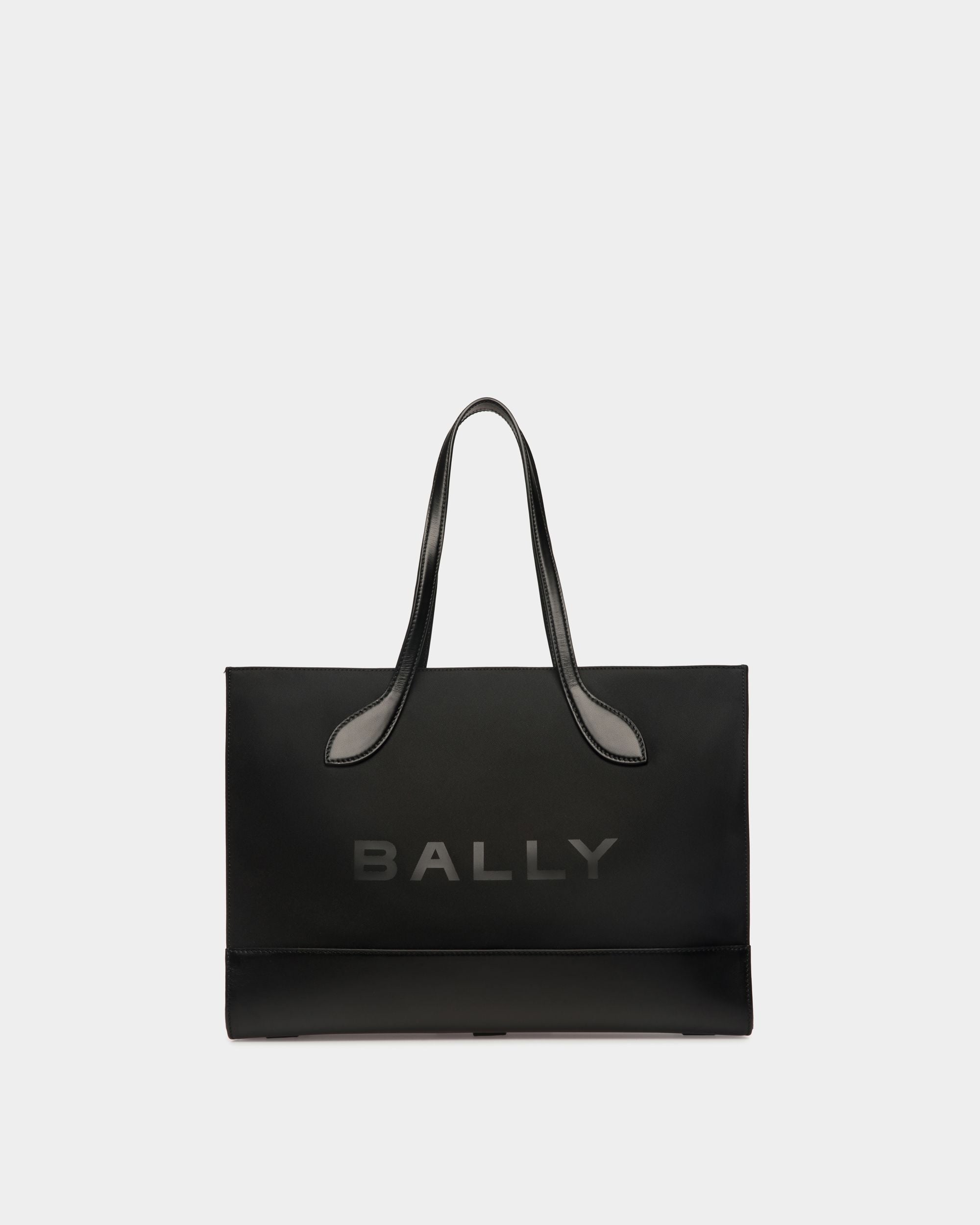 Bar Tragetasche Aus Nylon Und Leder In Schwarz - Damen - Bally - 01