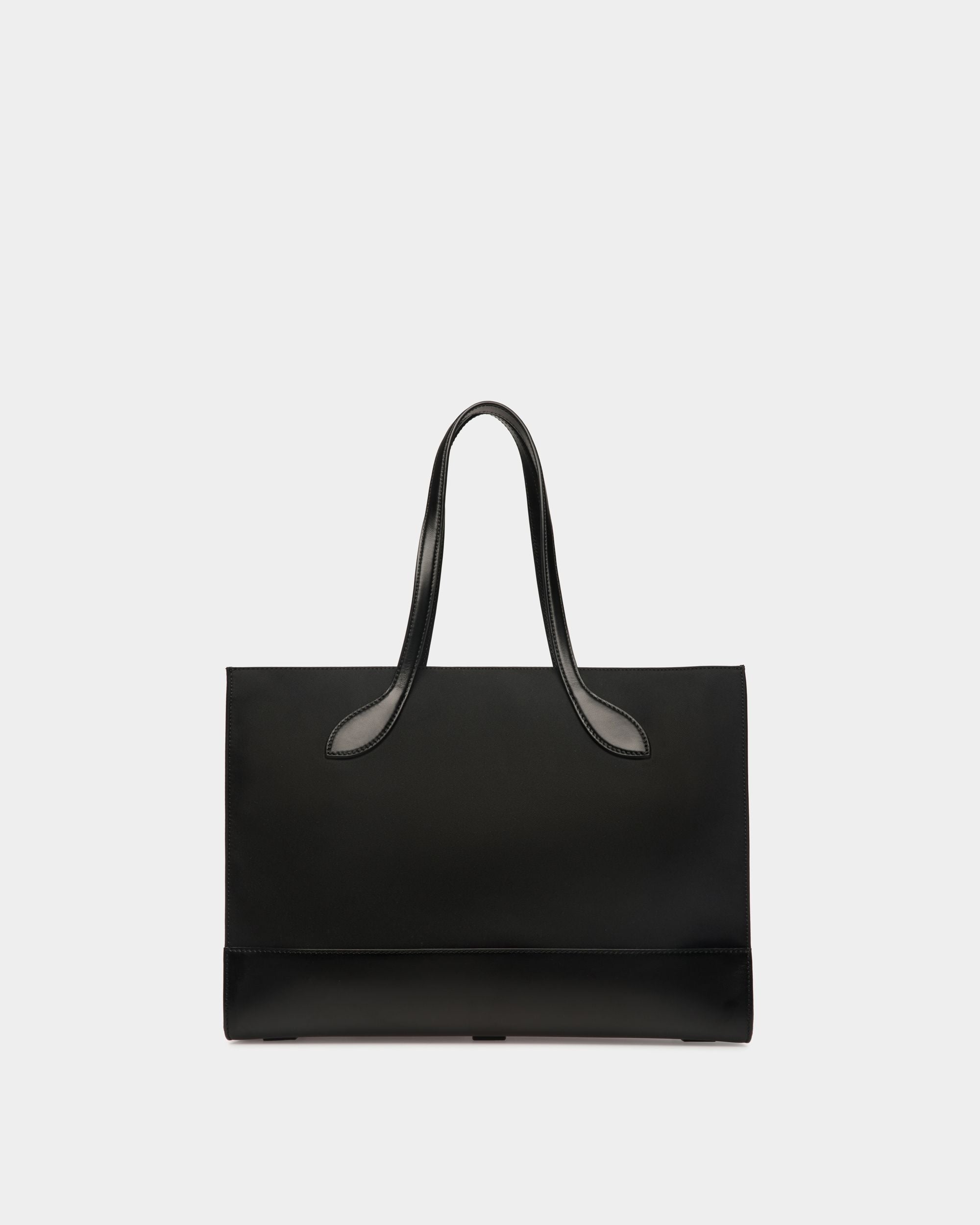 Bar Tragetasche Aus Nylon Und Leder In Schwarz - Damen - Bally - 03