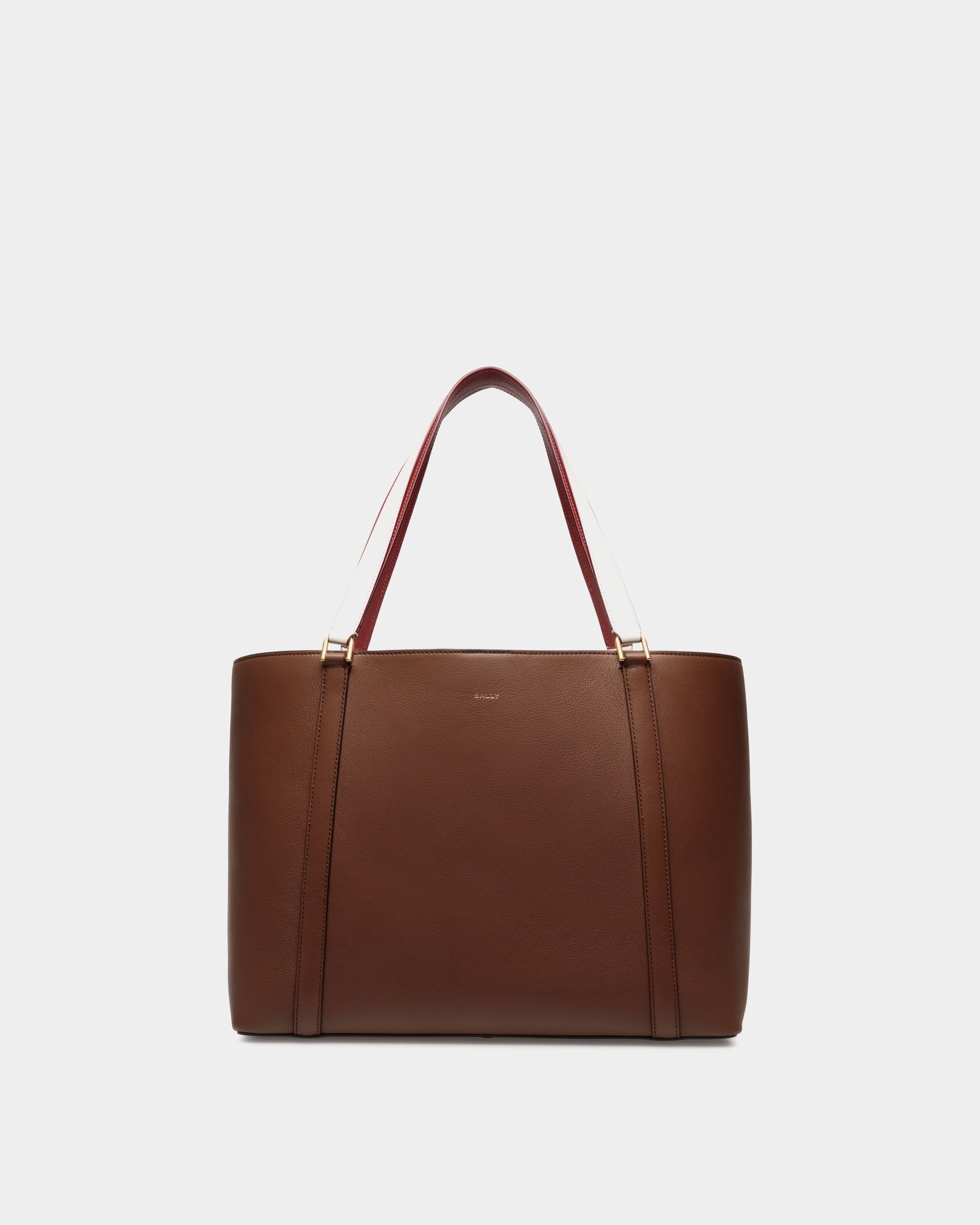 Code Tragetasche Aus Leder In Braun - Donna - Bally - 01