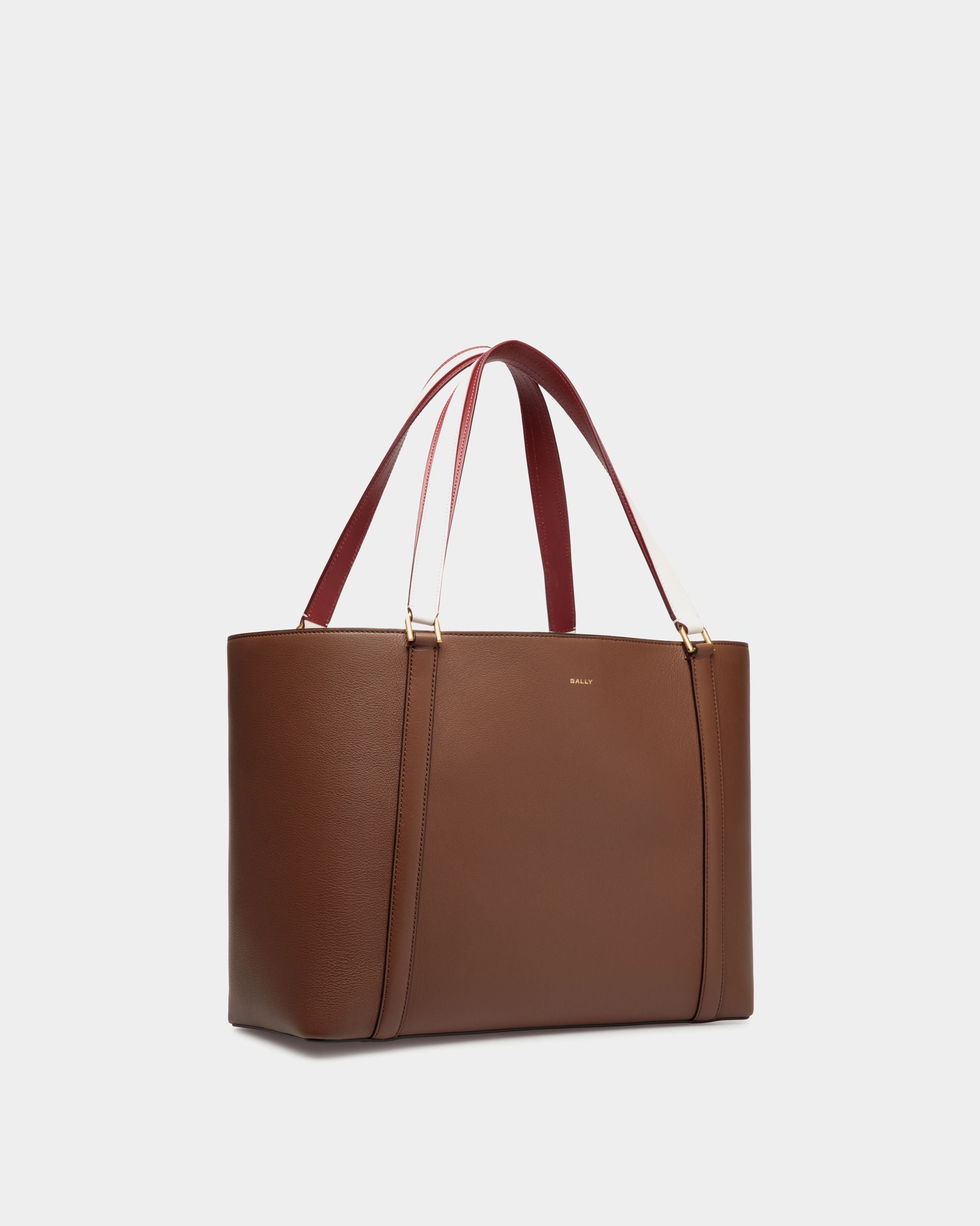 Code Tragetasche Aus Leder In Braun - Damen - Bally - 03