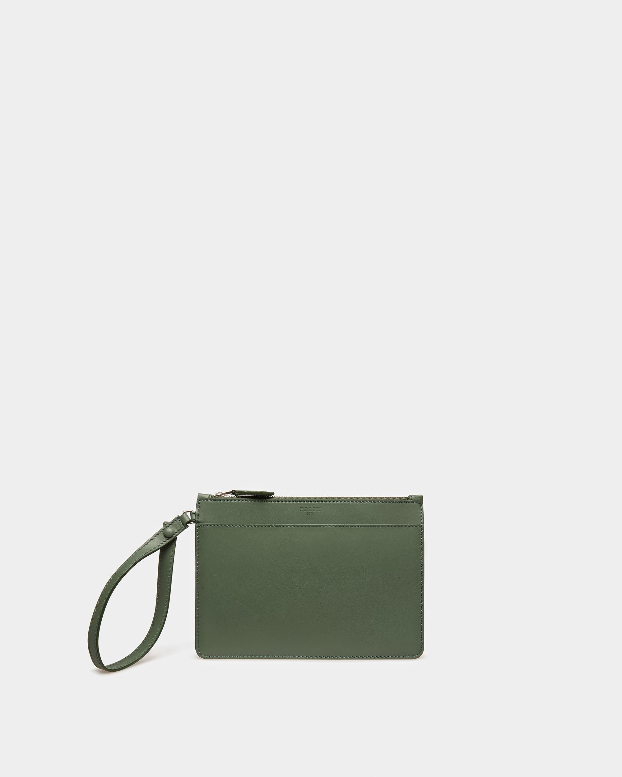Ahria Tragetasche Aus Leder In Salbei - Damen - Bally - 07