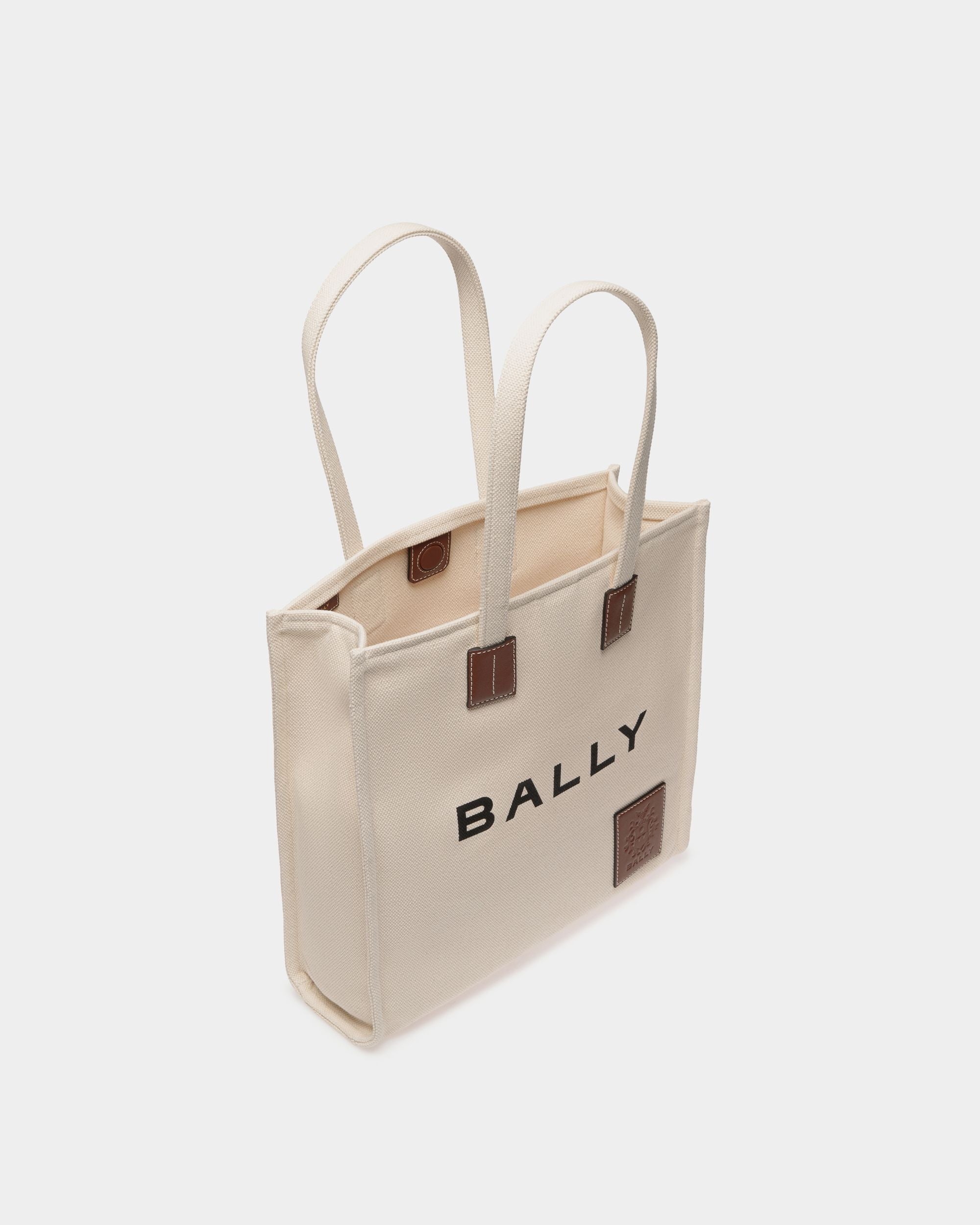 Akelei Tote Bag in Canvas - Women's - Bally - 04