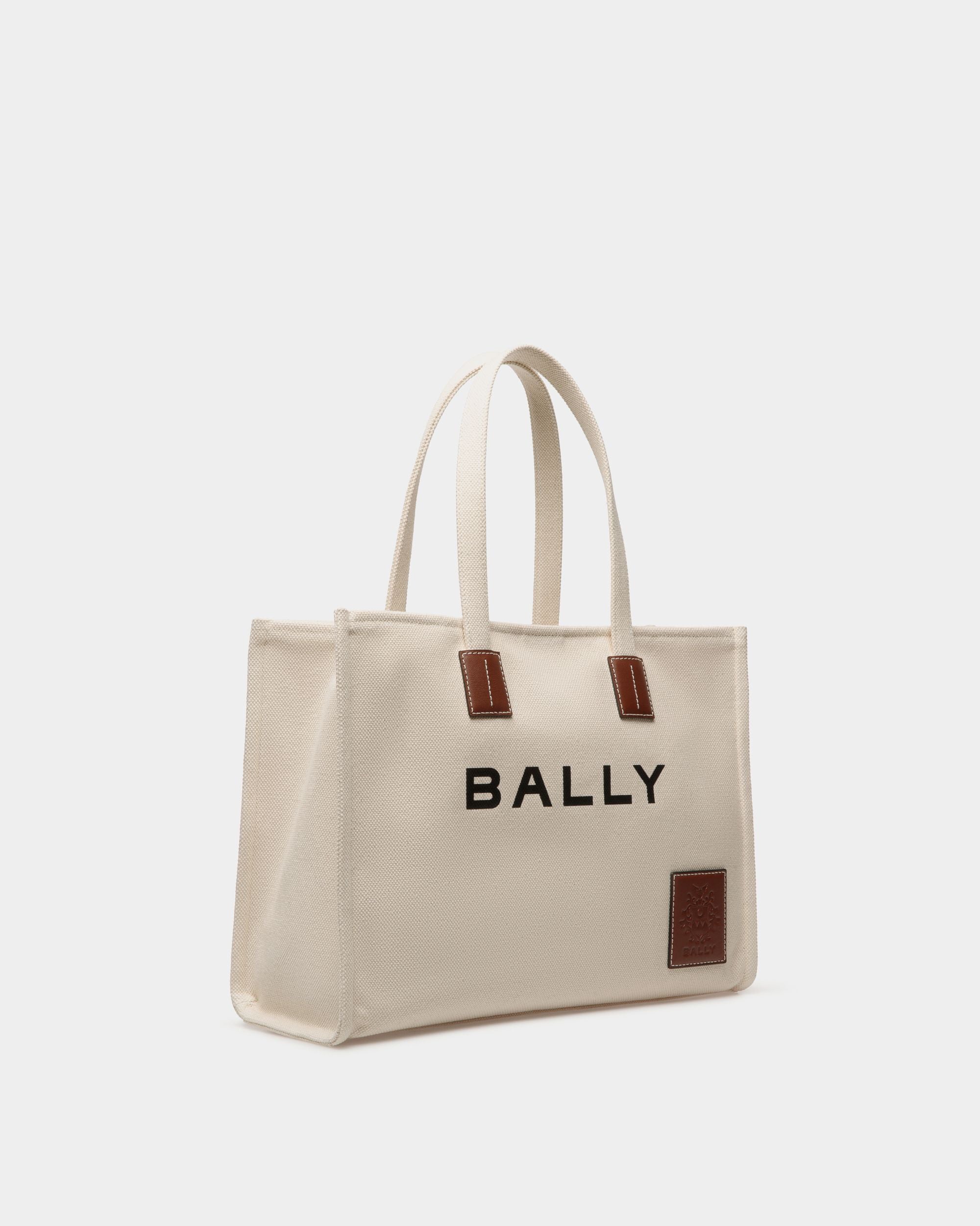 Akelei Tote Bag in Canvas - Women's - Bally - 04