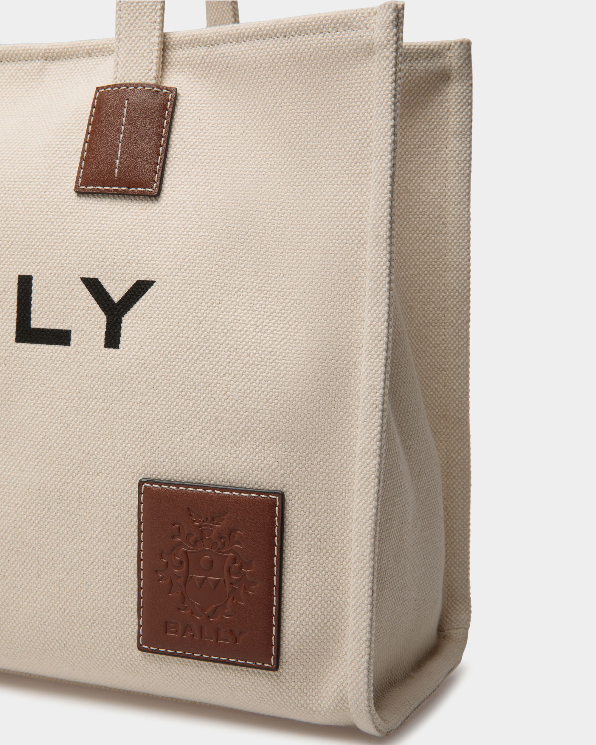 Akelei Tote Bag in Canvas - Women's - Bally - 06