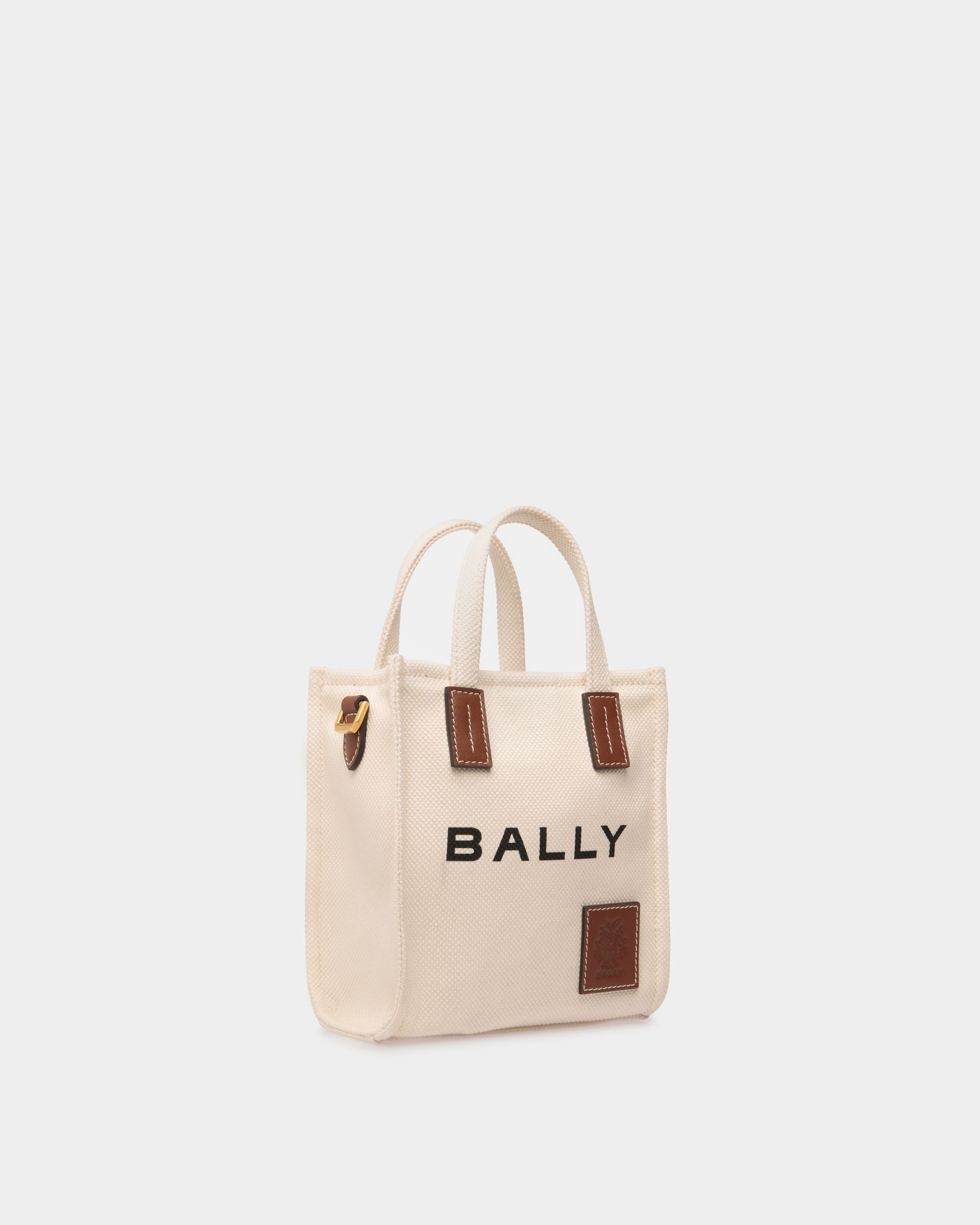Tote Bag Mini Akelei In Tela - Donna - Bally - 03