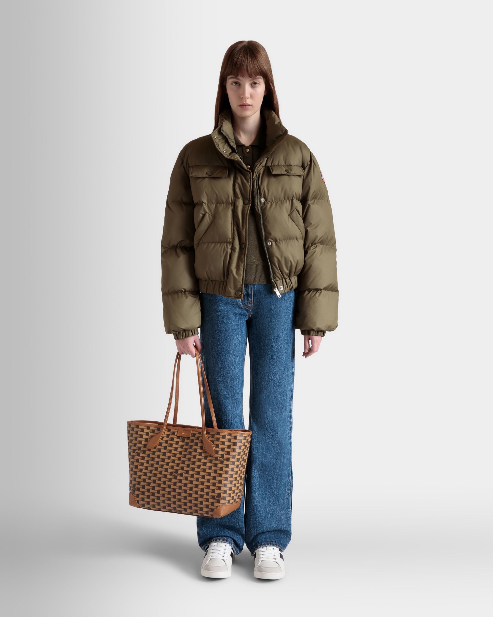 Tote Bag Pennant Marrone - Donna - Bally - 02