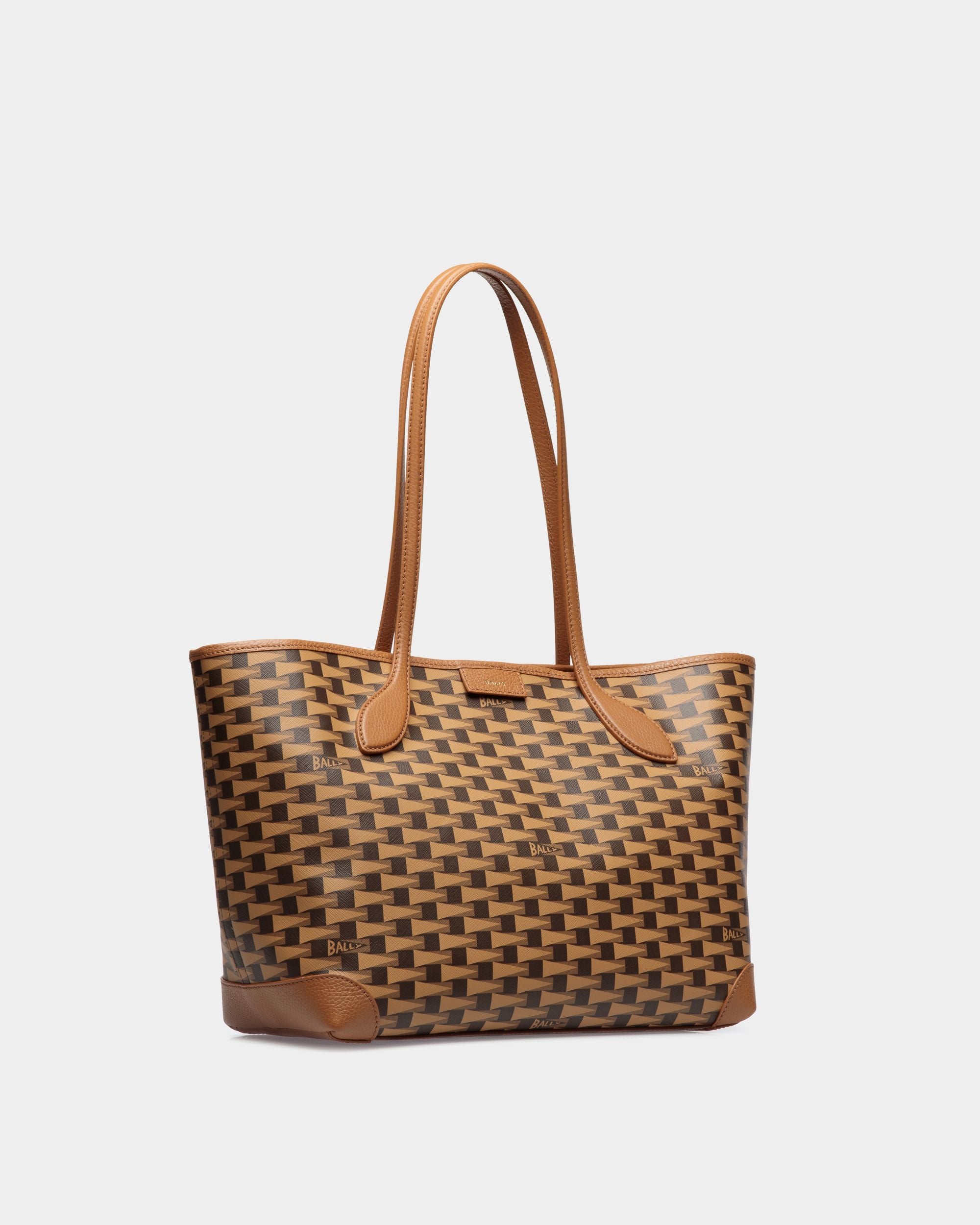 Tote Bag Pennant Marrone - Donna - Bally - 04