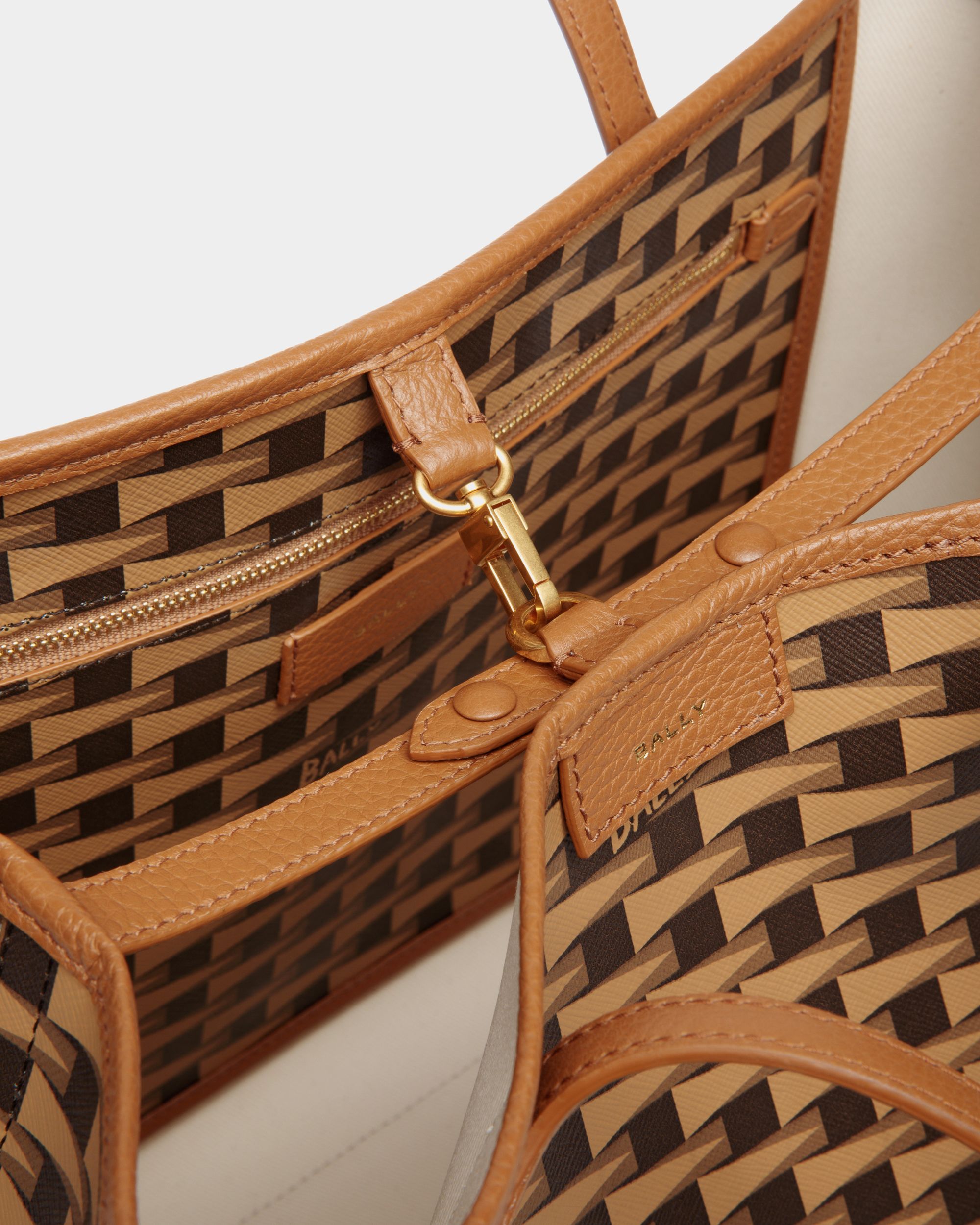 Tote Bag Pennant Marrone - Donna - Bally - 06