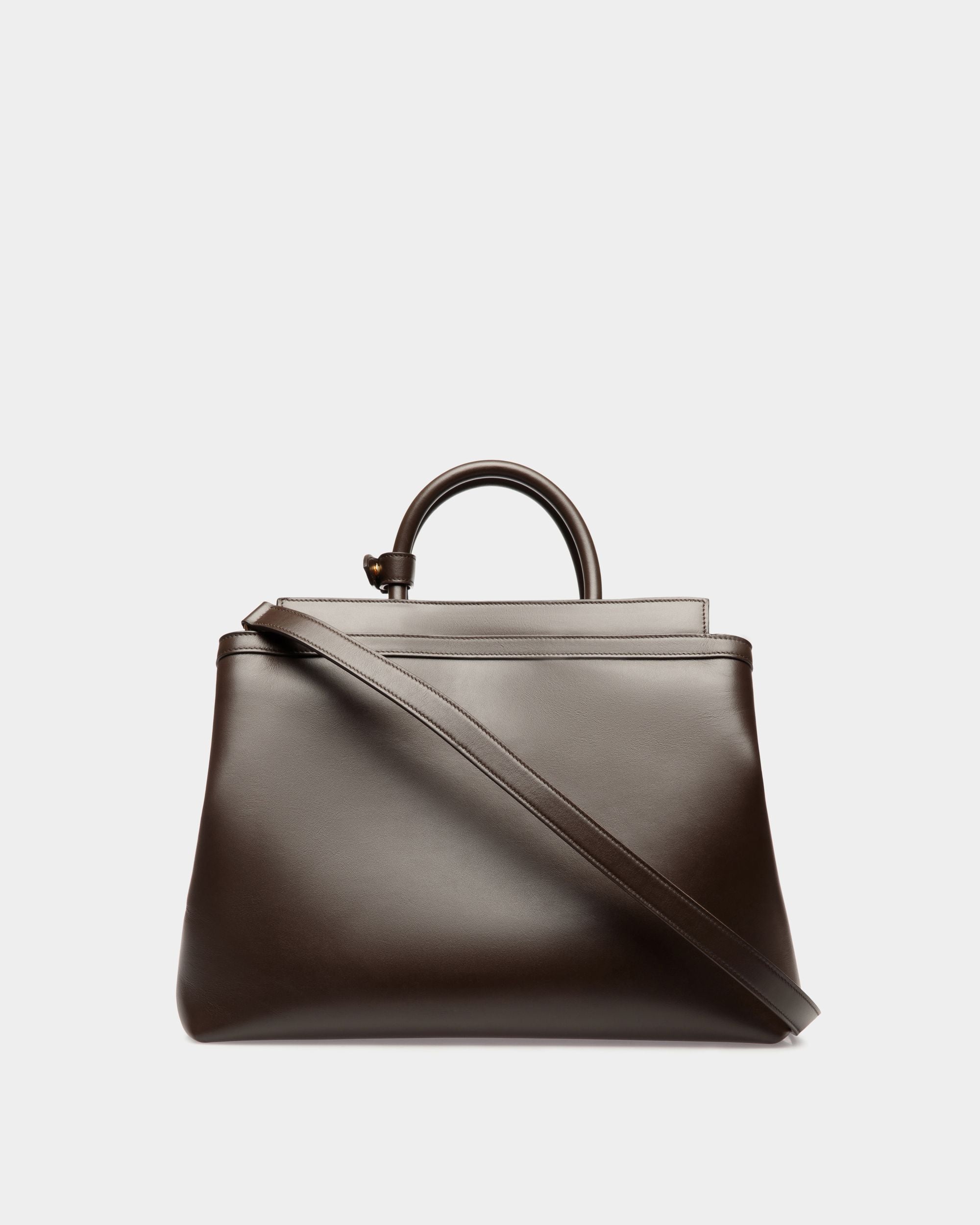 Deco Tragetasche Aus Leder In Ebenholzschwarz - Damen - Bally - 03