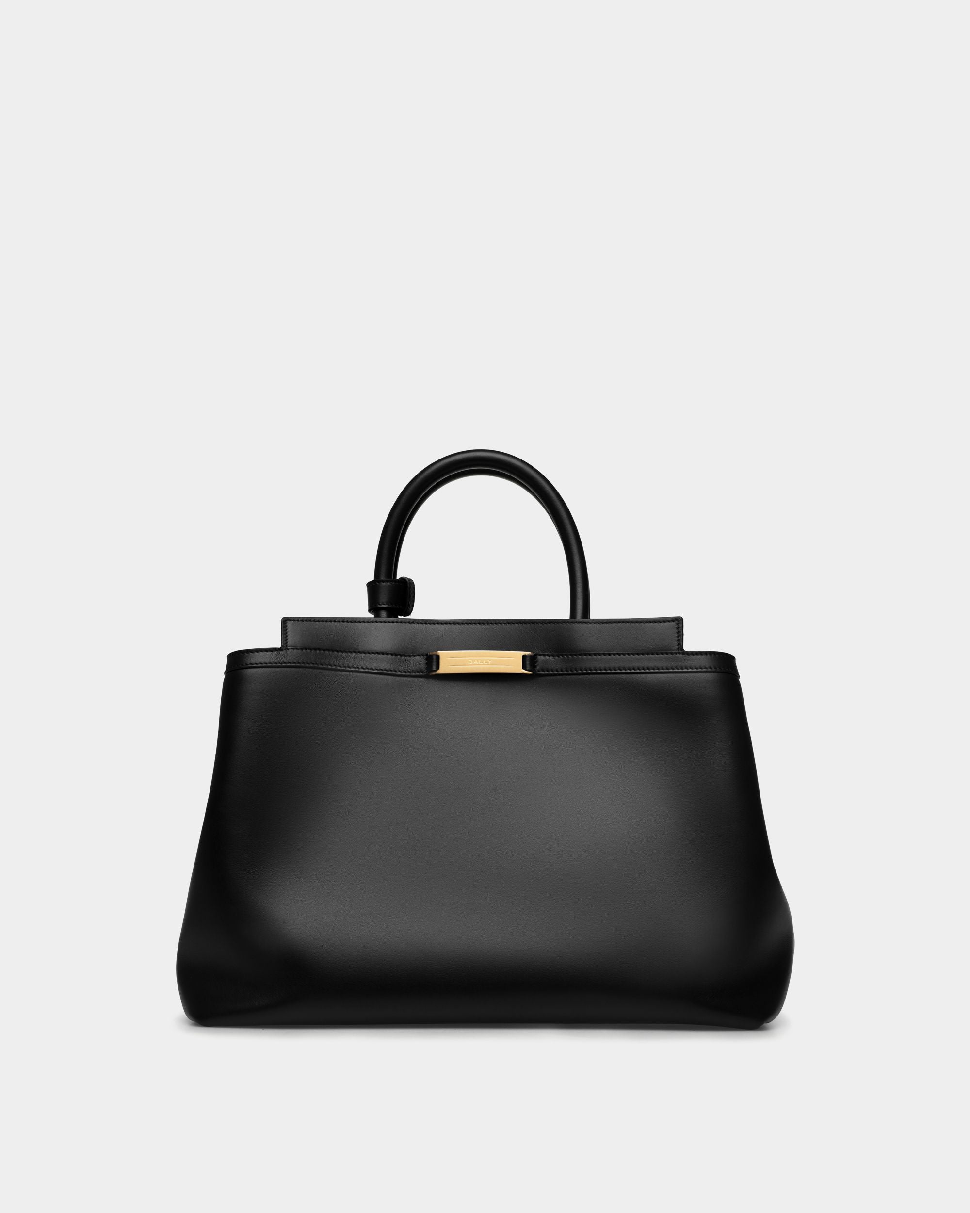 Deco Tragetasche Aus Leder In Schwarz - Damen - Bally - 01