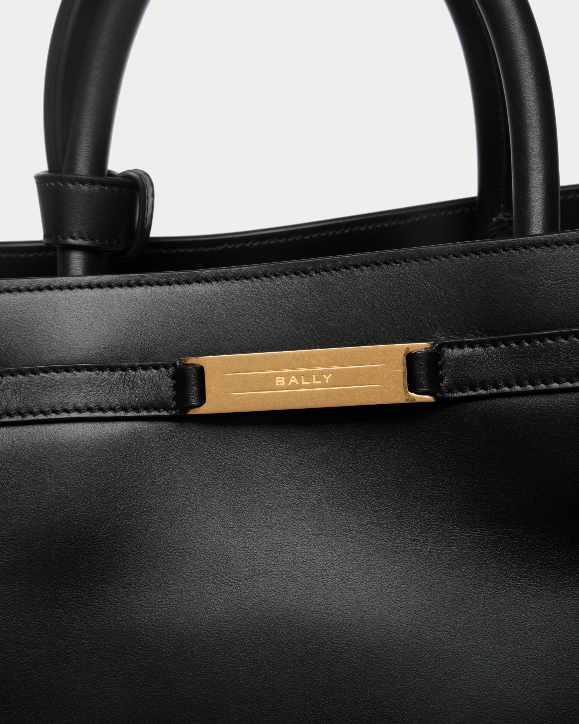 Deco Tragetasche Aus Leder In Schwarz - Damen - Bally - 05