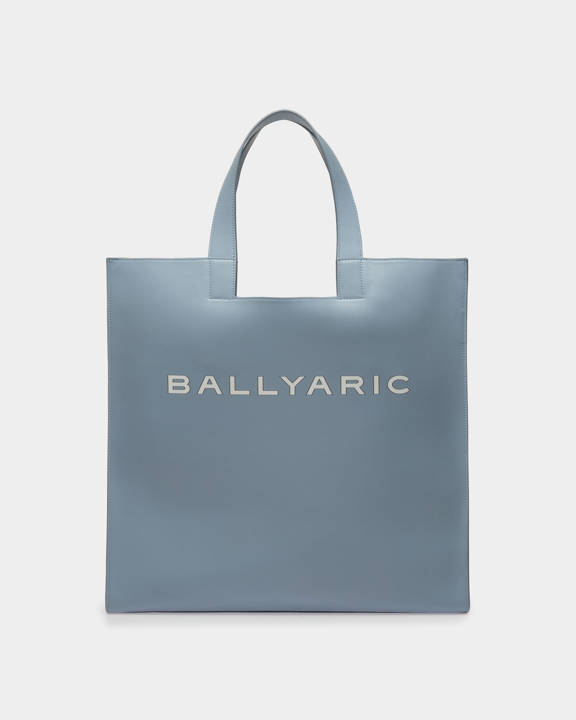 DJ Leo Mas x Bally Tote Bag in Light Blue Leather with a Dancing Amnesia Print - Women's - Bally - 03