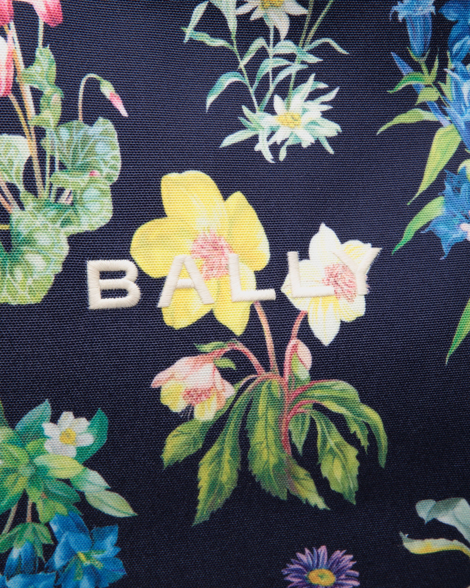 Easy Bally Tragetasche Für Damen Aus Canvas Und Leder Mit Mountain Flower-Print - Damen - Bally - 06