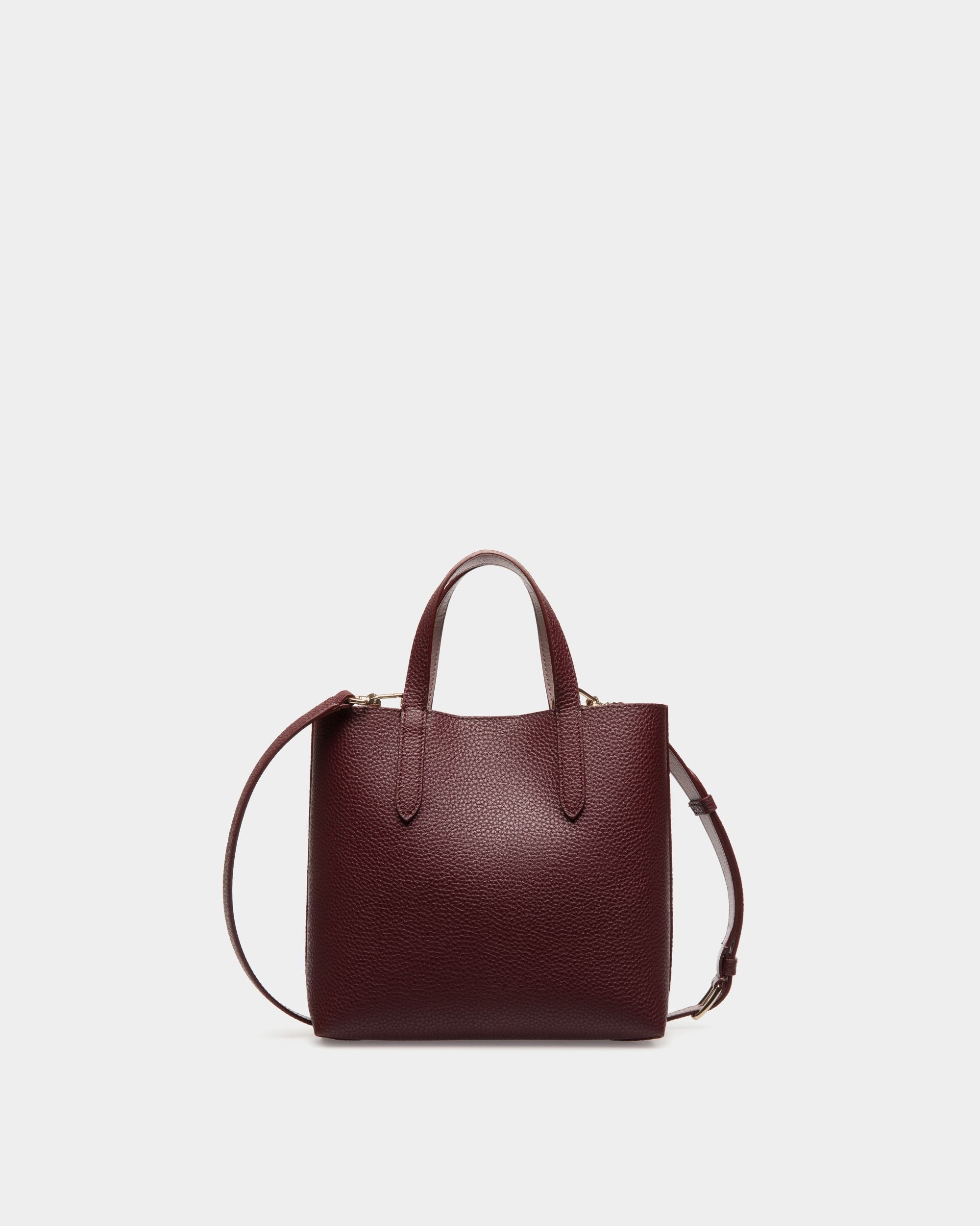 Tote In Pink Leather - Femme - Bally - 02