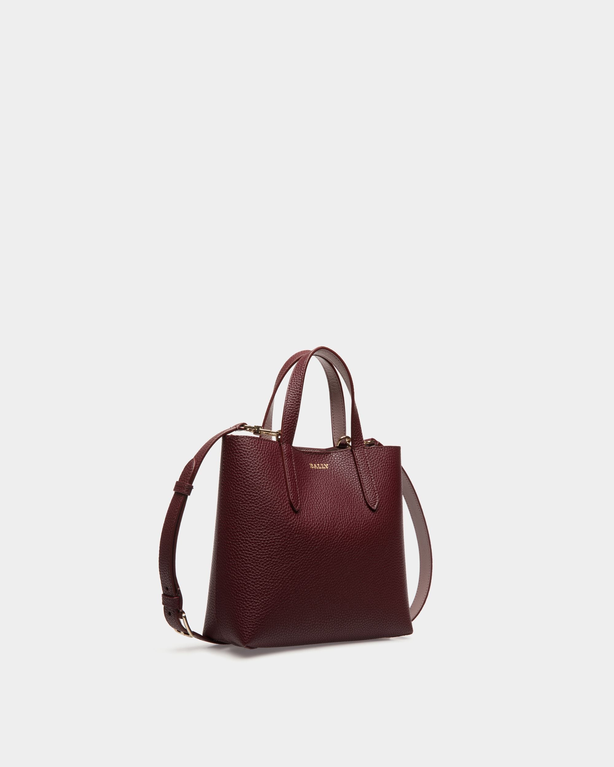 Tote In Pink Leather - Femme - Bally - 03