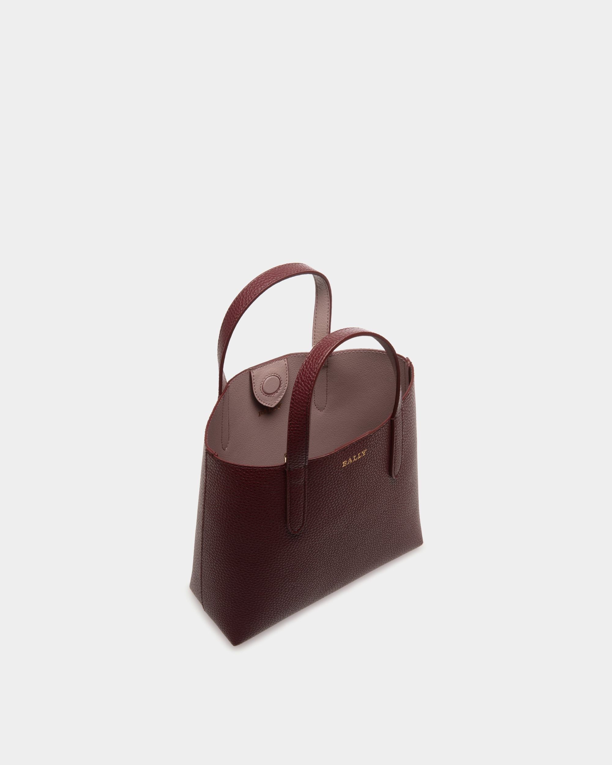 Tote In Pink Leather - Femme - Bally - 04