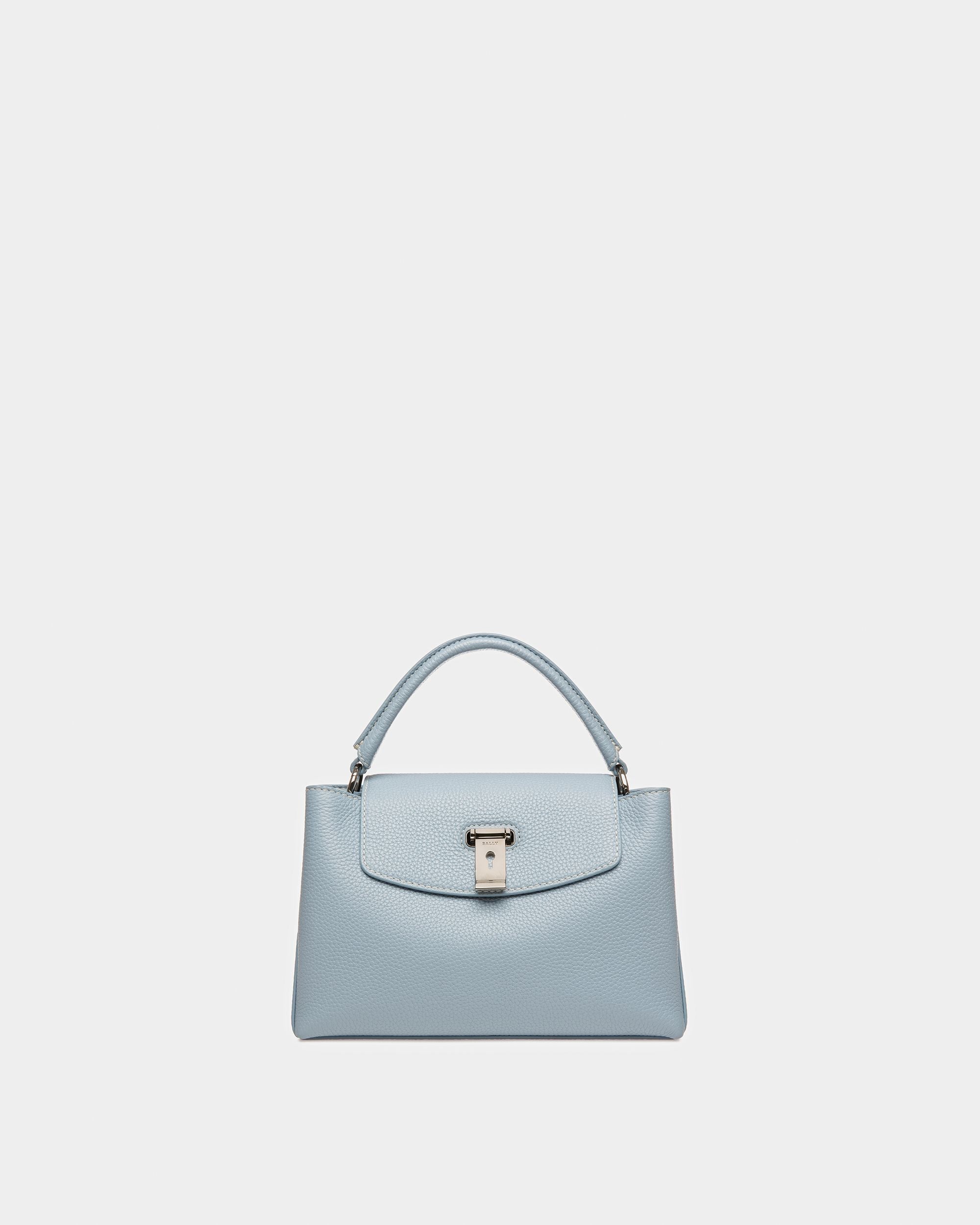 Layka Small Borsa A Mano In Pelle Azzurra - Donna - Bally - 01