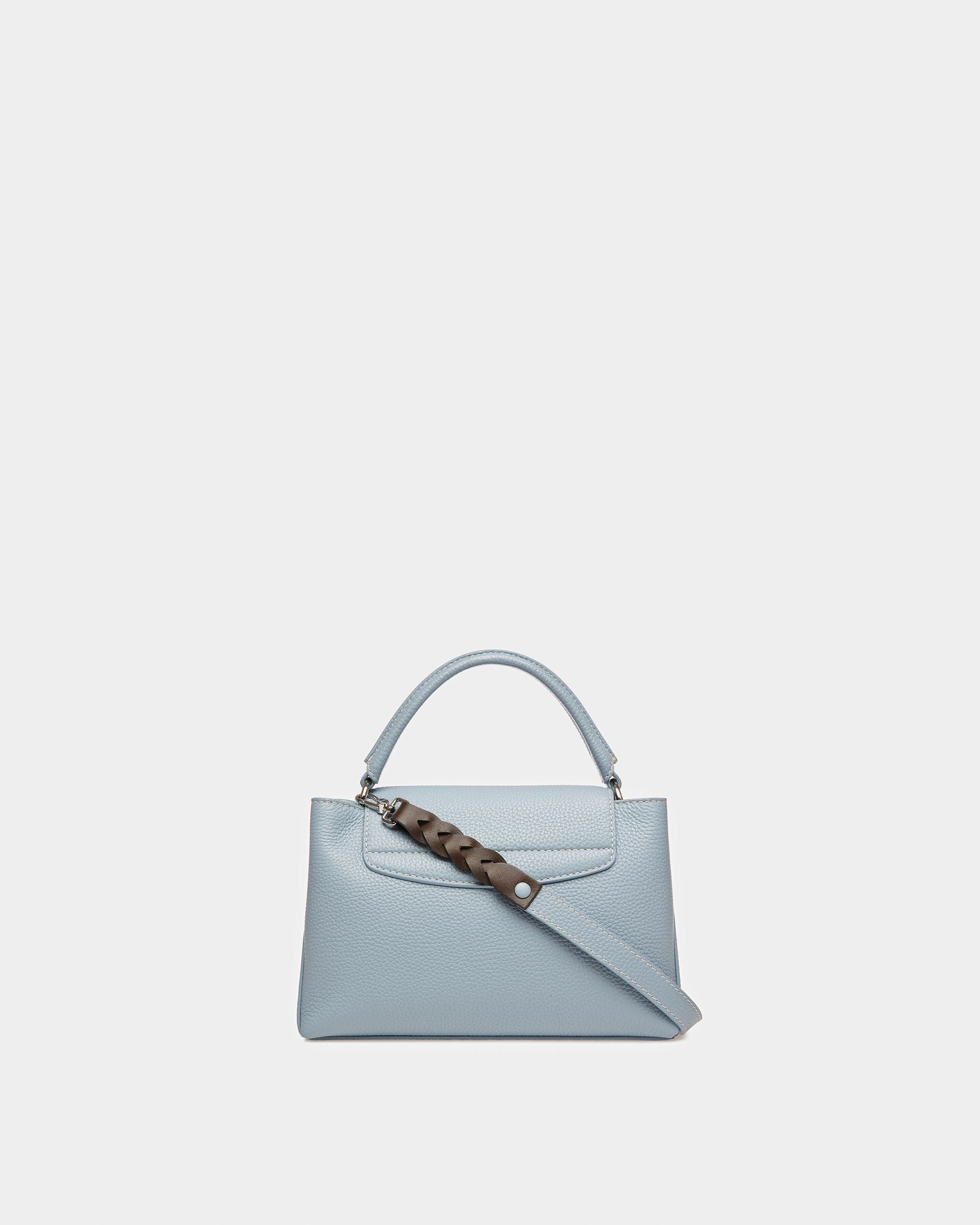 Layka Small Borsa A Mano In Pelle Azzurra - Donna - Bally - 02