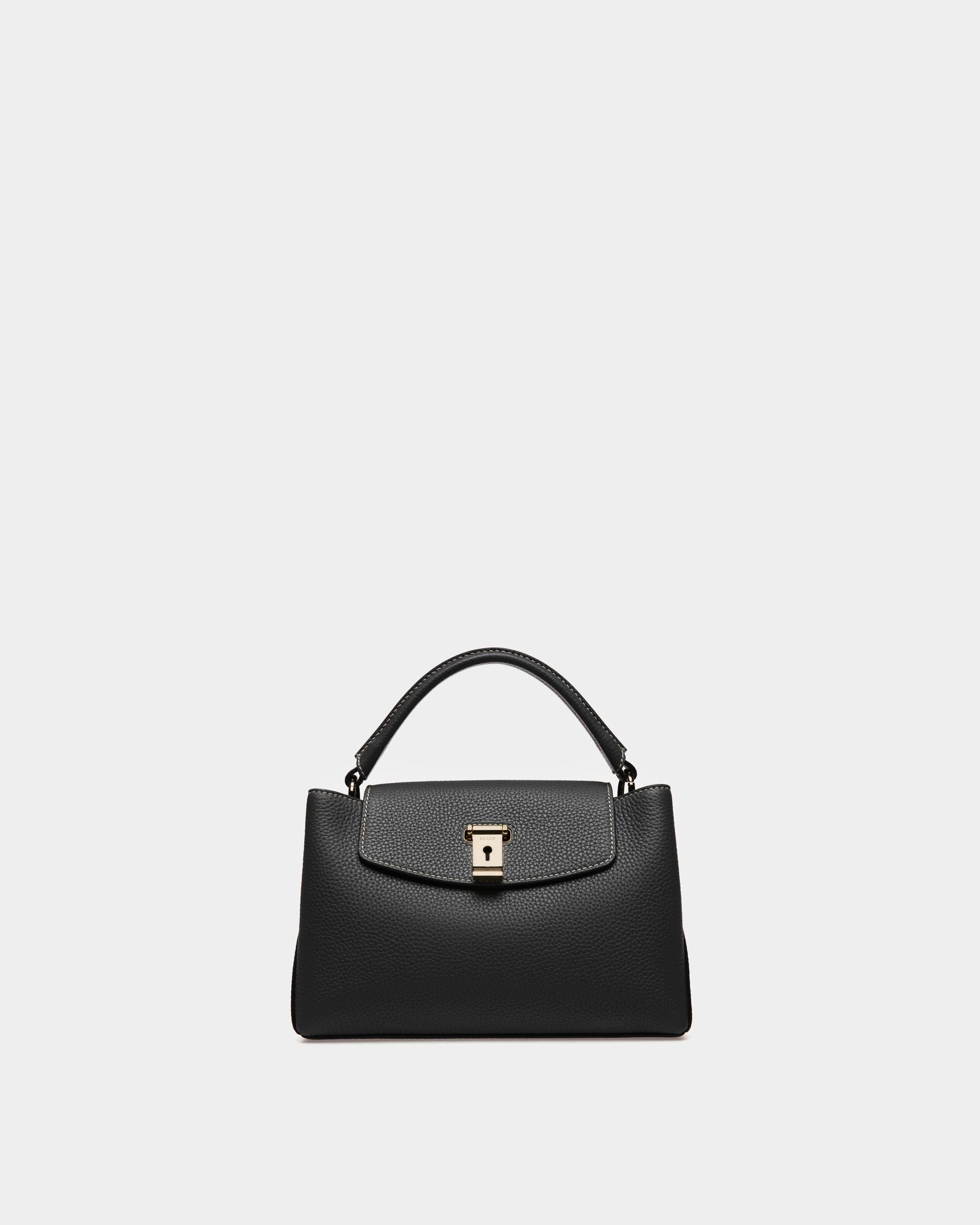 Layka Henkeltasche Aus Leder In Schwarz - Damen - Bally - 01