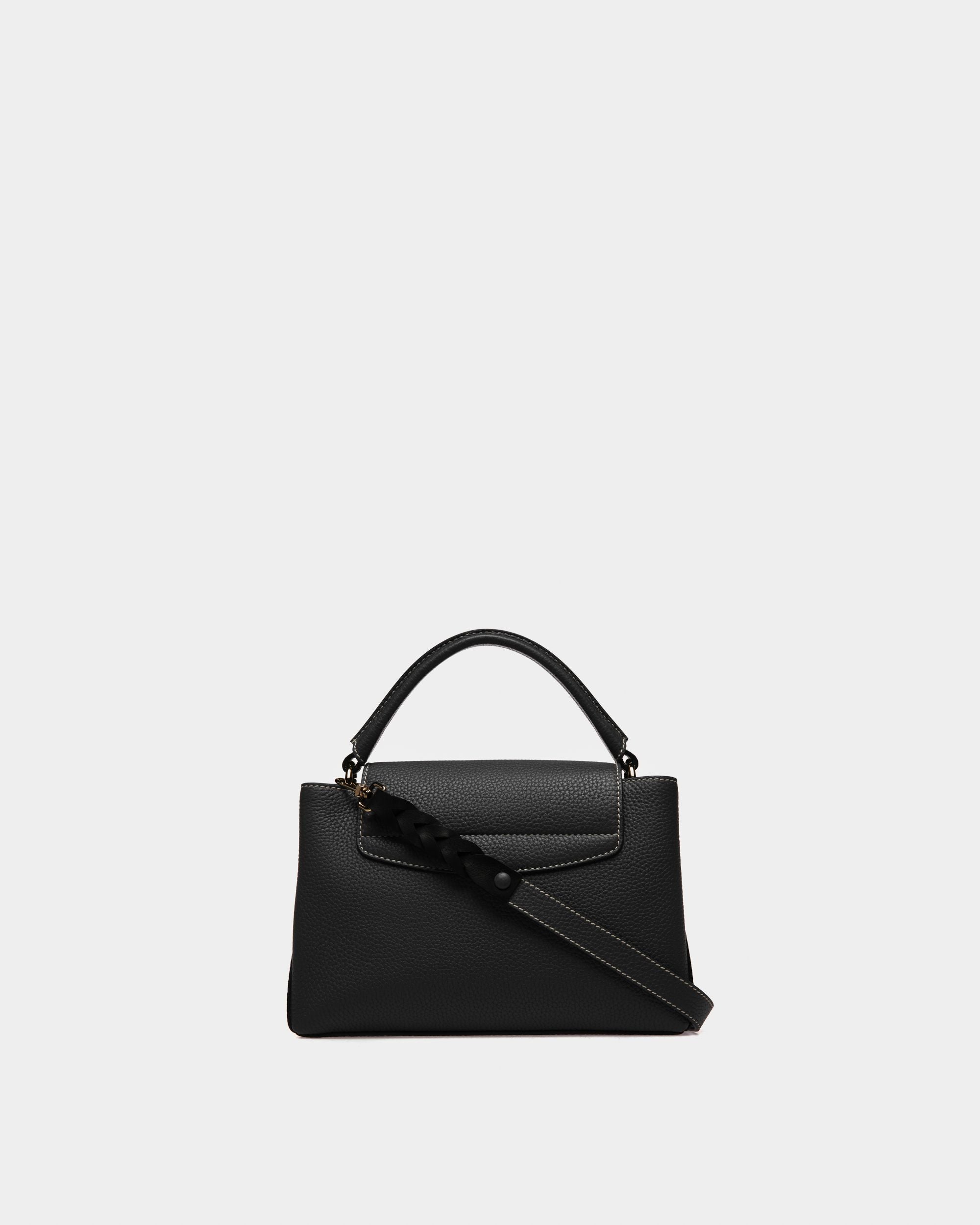 Layka Henkeltasche Aus Leder In Schwarz - Damen - Bally - 02
