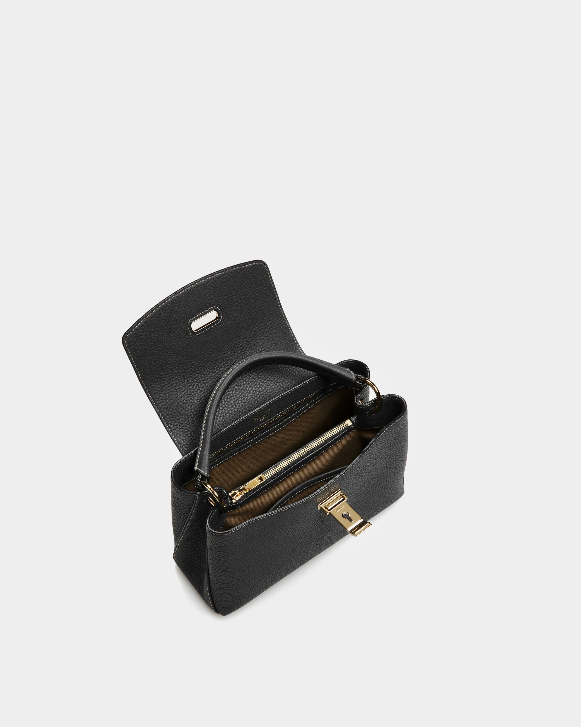 Layka Henkeltasche Aus Leder In Schwarz - Women's - Bally - 05