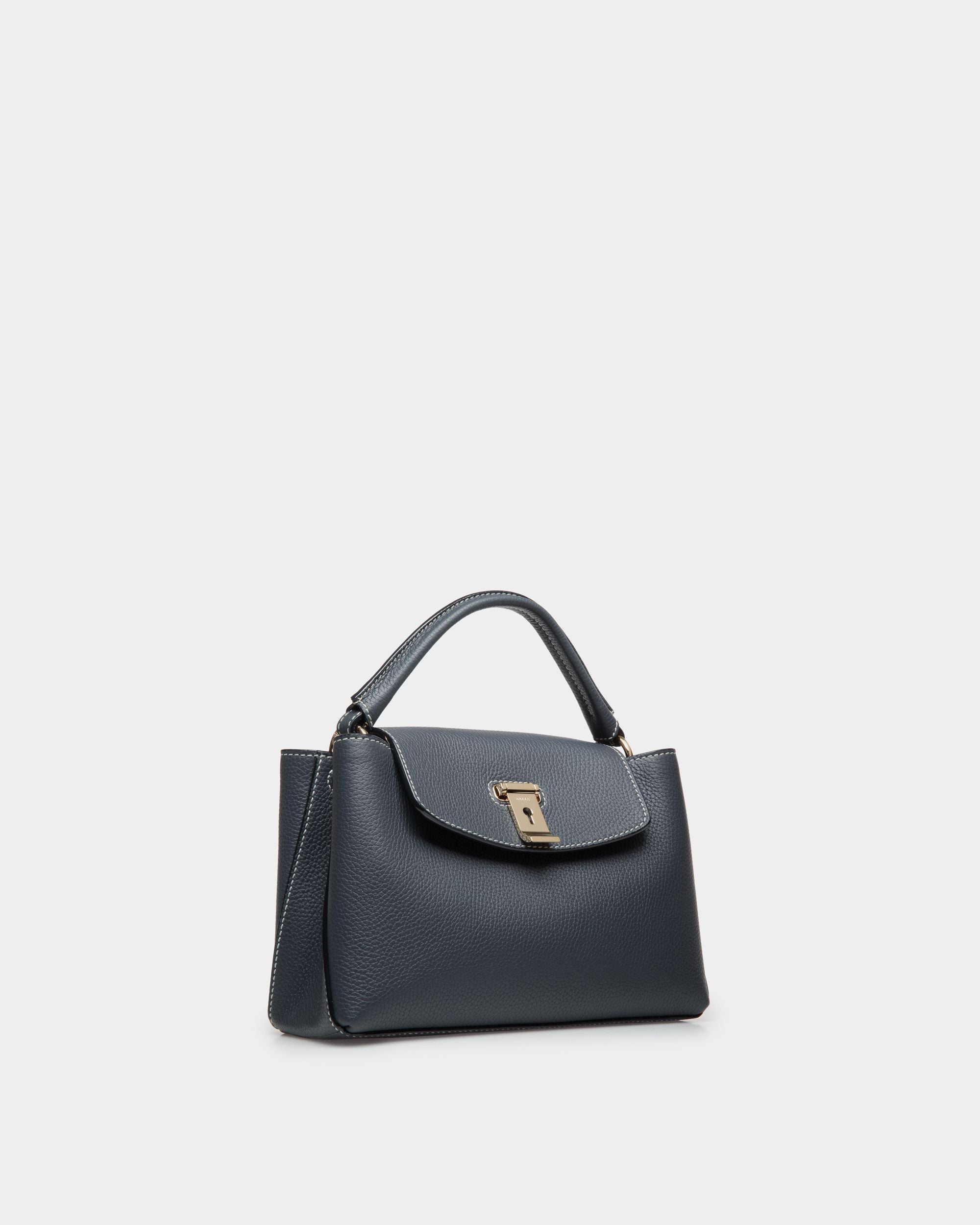 Kleine Lock Me Henkeltasche Aus Leder - Damen - Bally - 03