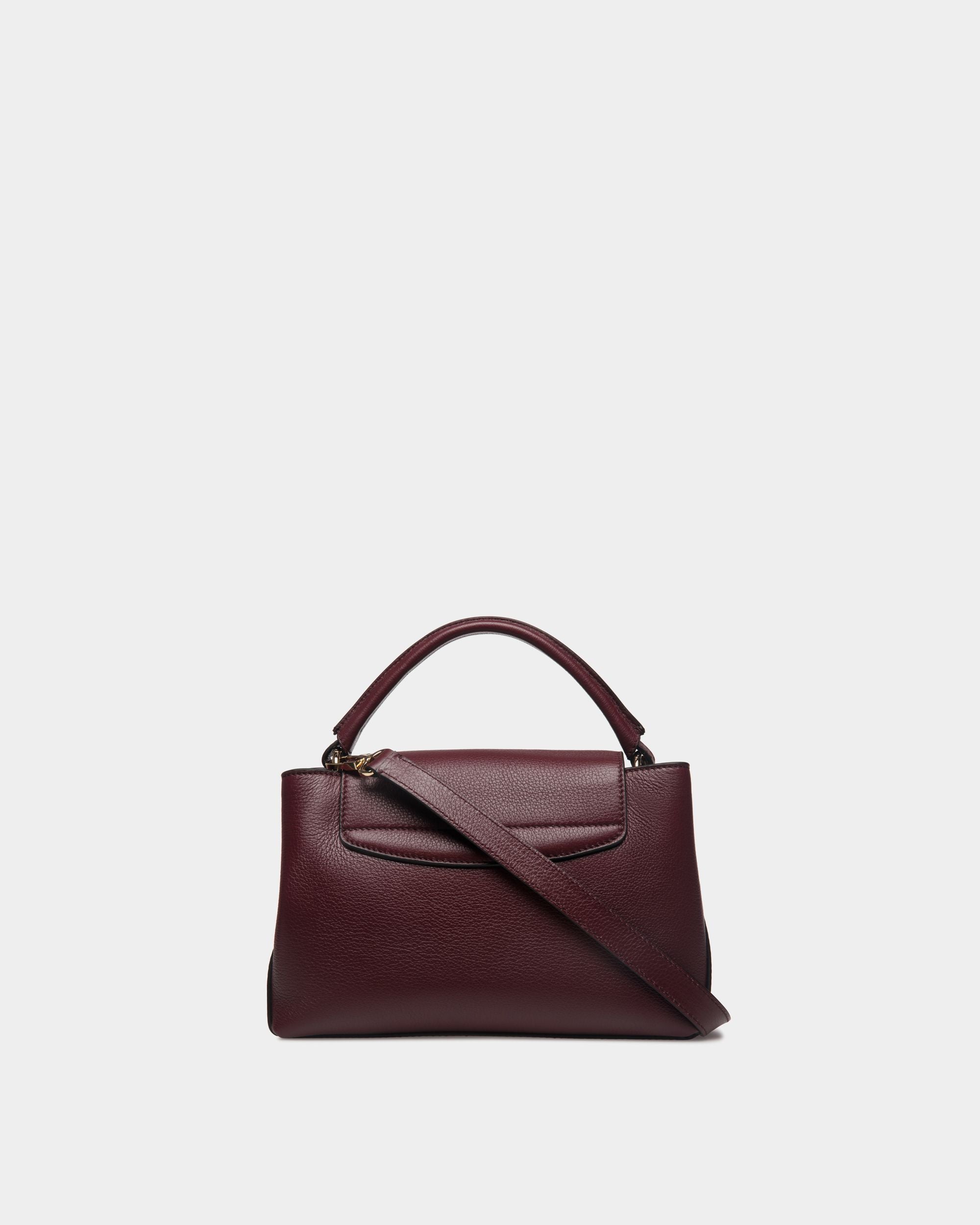 Kleine Lock Me Henkeltasche Aus Genarbtem Leder In Andorra - Women's - Bally - 03