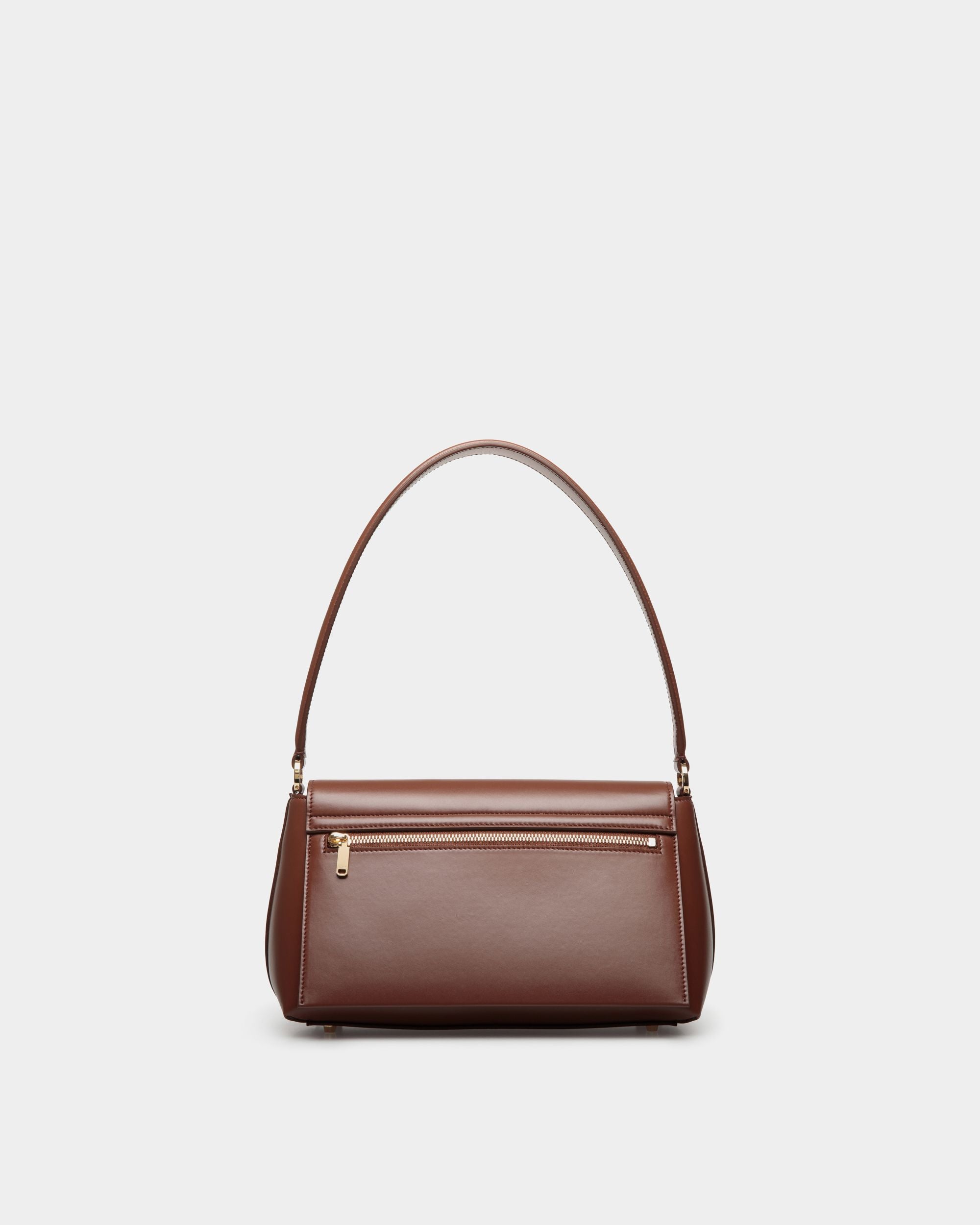 Kleine Henkeltasche Ollam Aus Braunem Leder - Women's - Bally - 02