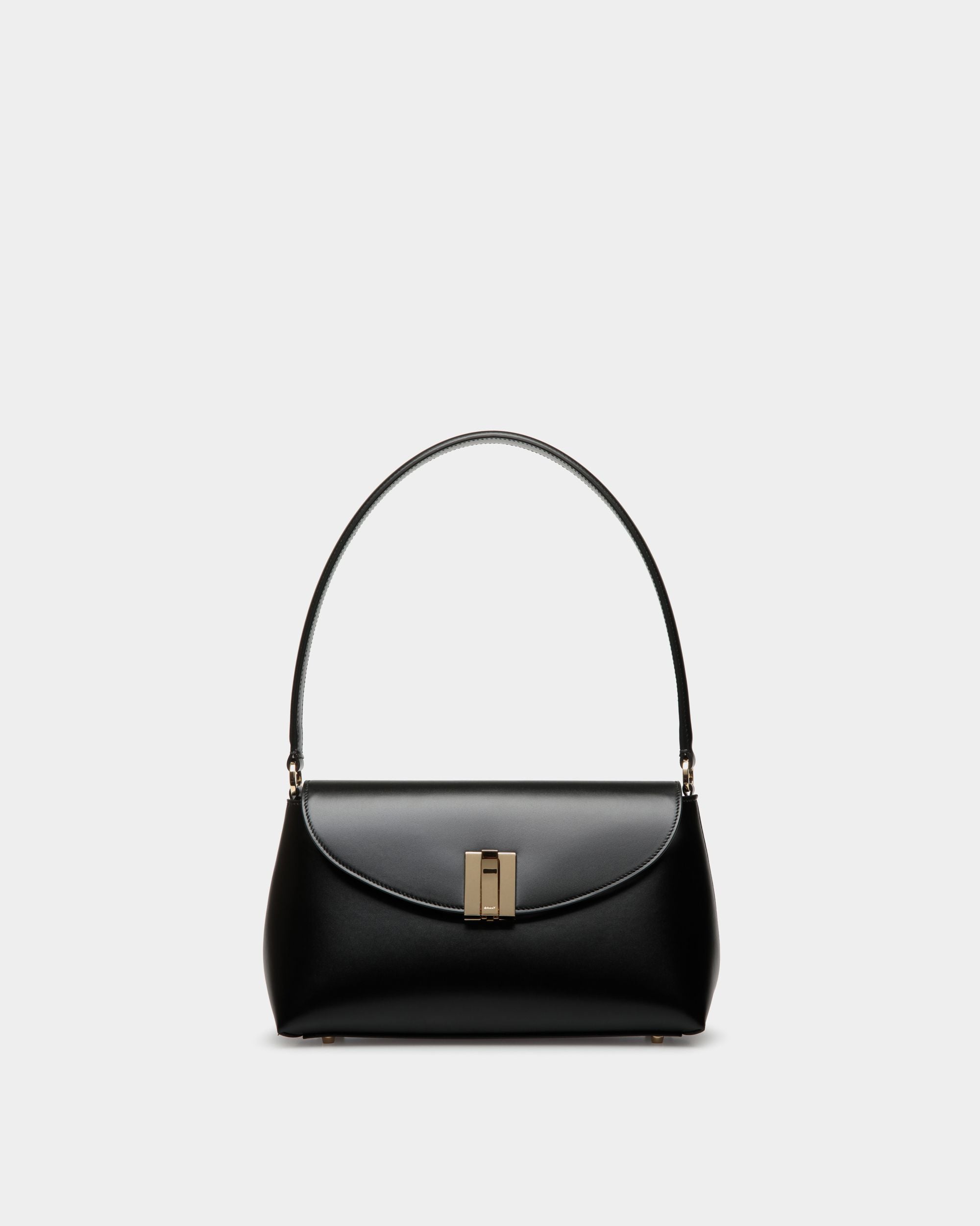 Kleine Henkeltasche Ollam Aus Leder In Schwarz - Donna - Bally - 01