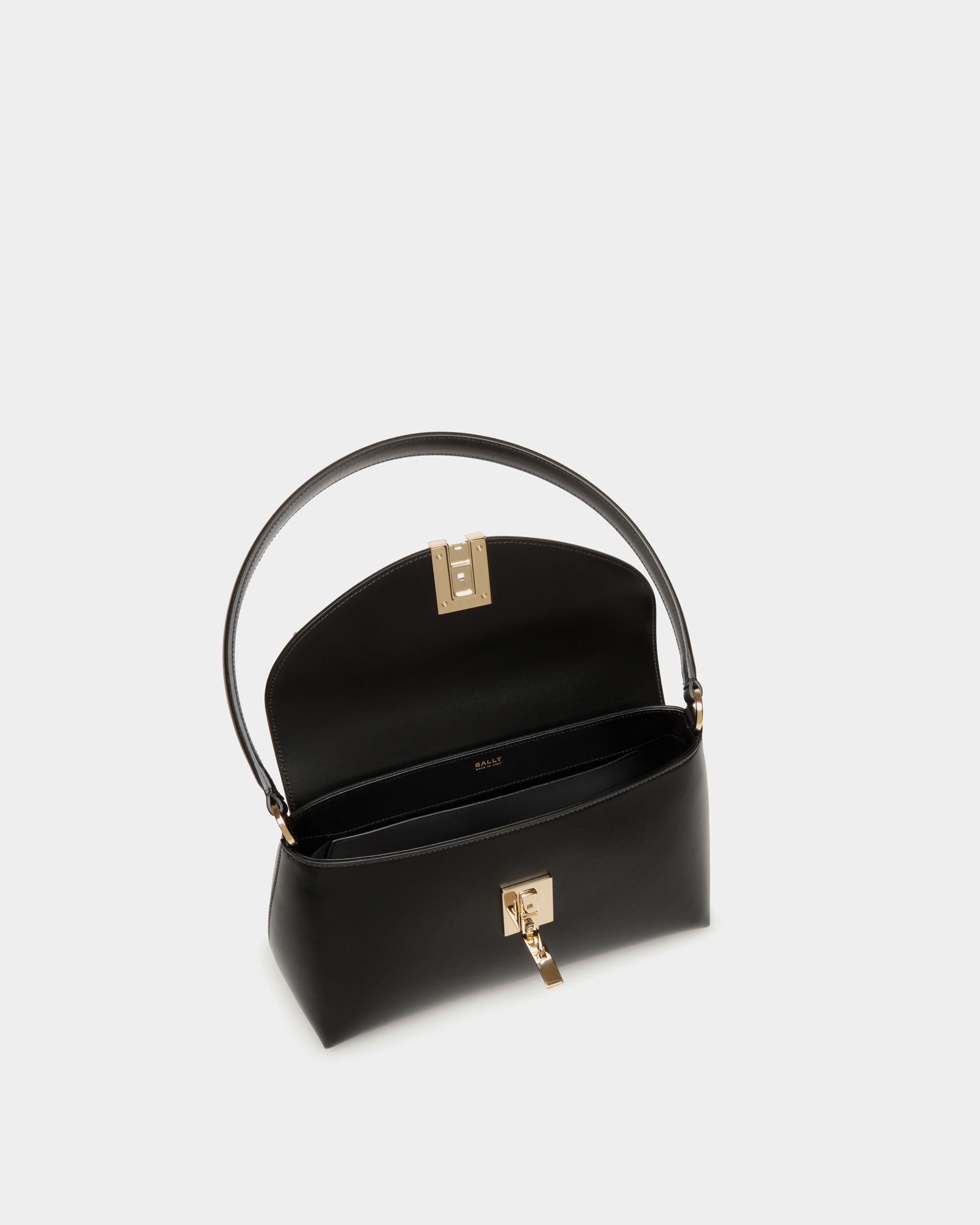 Kleine Henkeltasche Ollam Aus Leder In Schwarz - Donna - Bally - 05