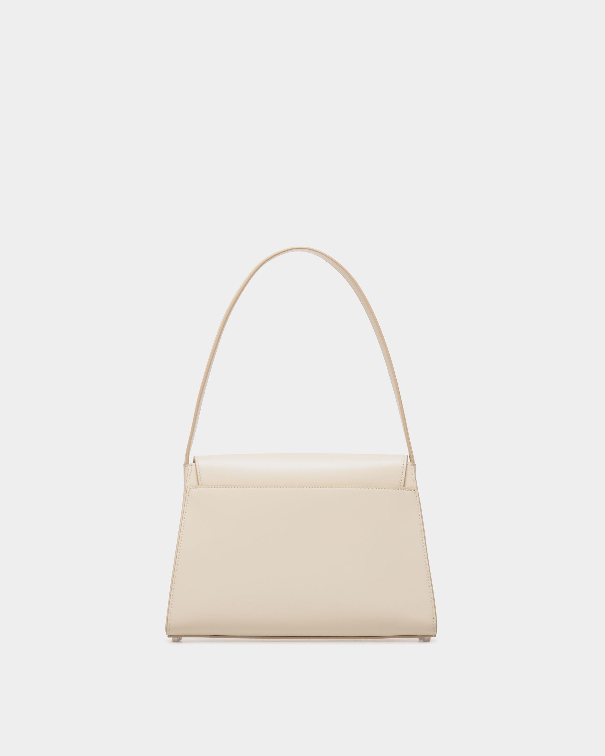 Borsa A Spalla Ollam In Pelle Bianca - Donna - Bally - 03