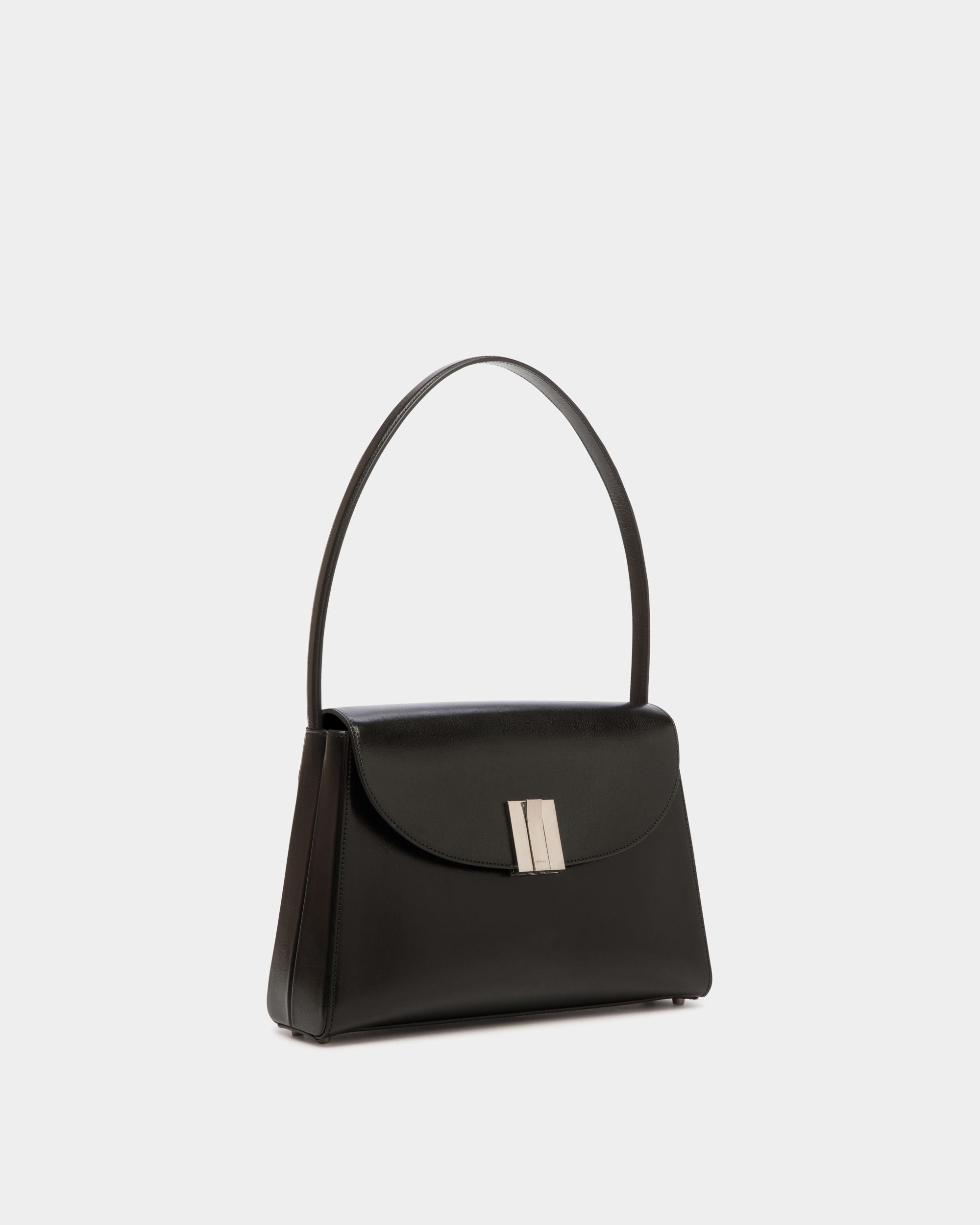 Ollam Schultertasche Aus Leder In Schwarz - Damen - Bally - 03