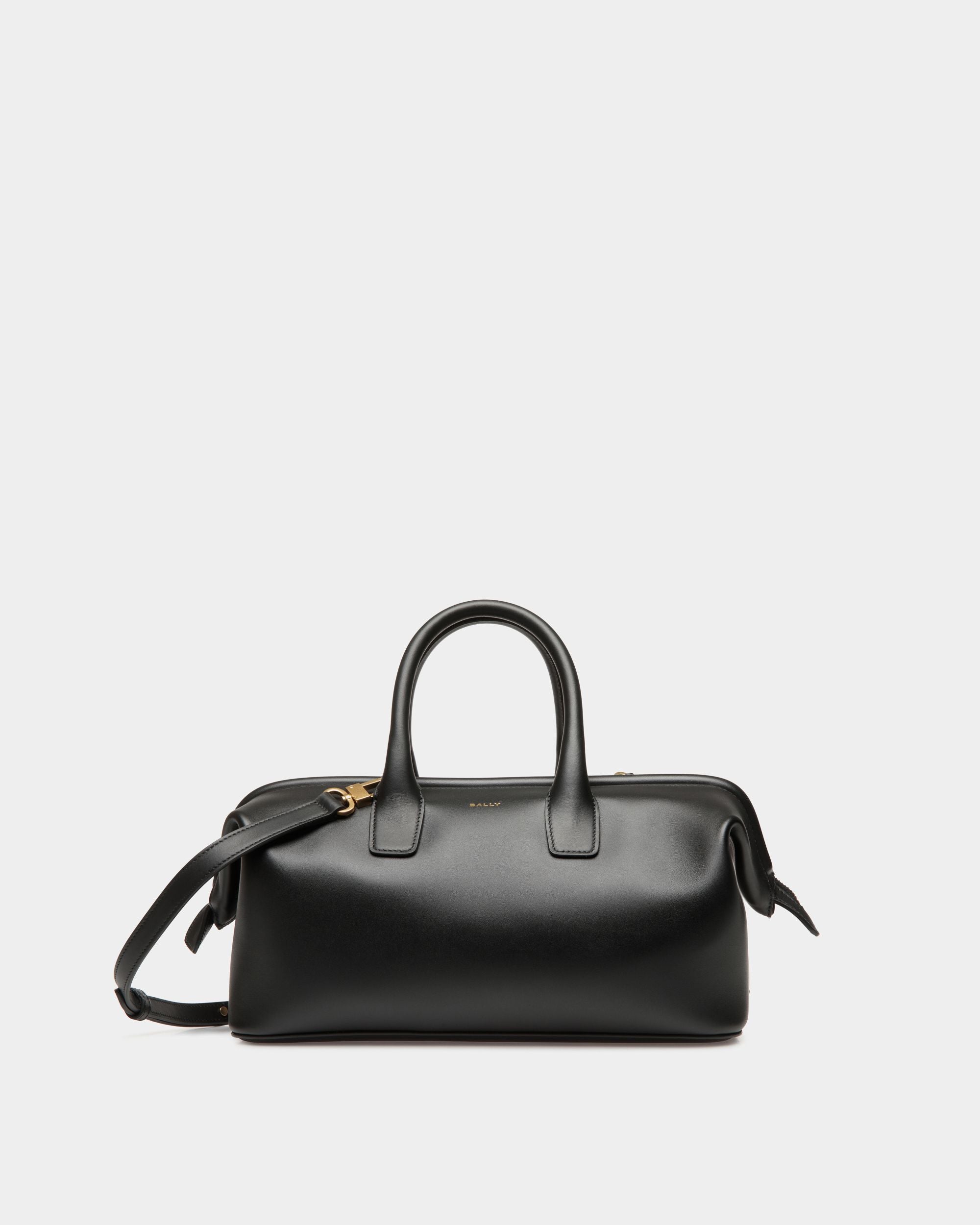 Kleine Henkeltasche Belle Aus Leder In Schwarz - Damen - Bally - 01