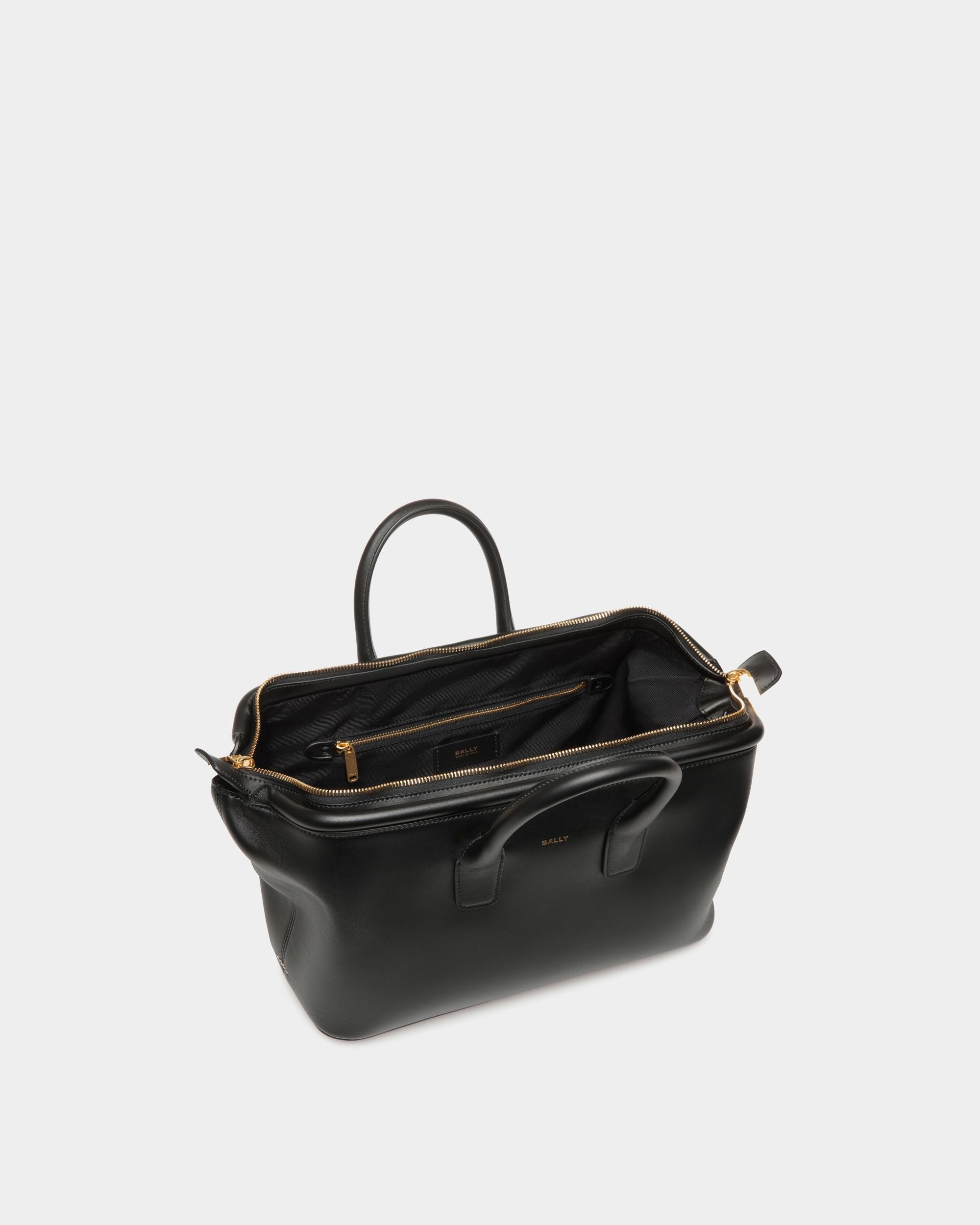 Kleine Henkeltasche Belle Aus Leder In Schwarz - Damen - Bally - 05