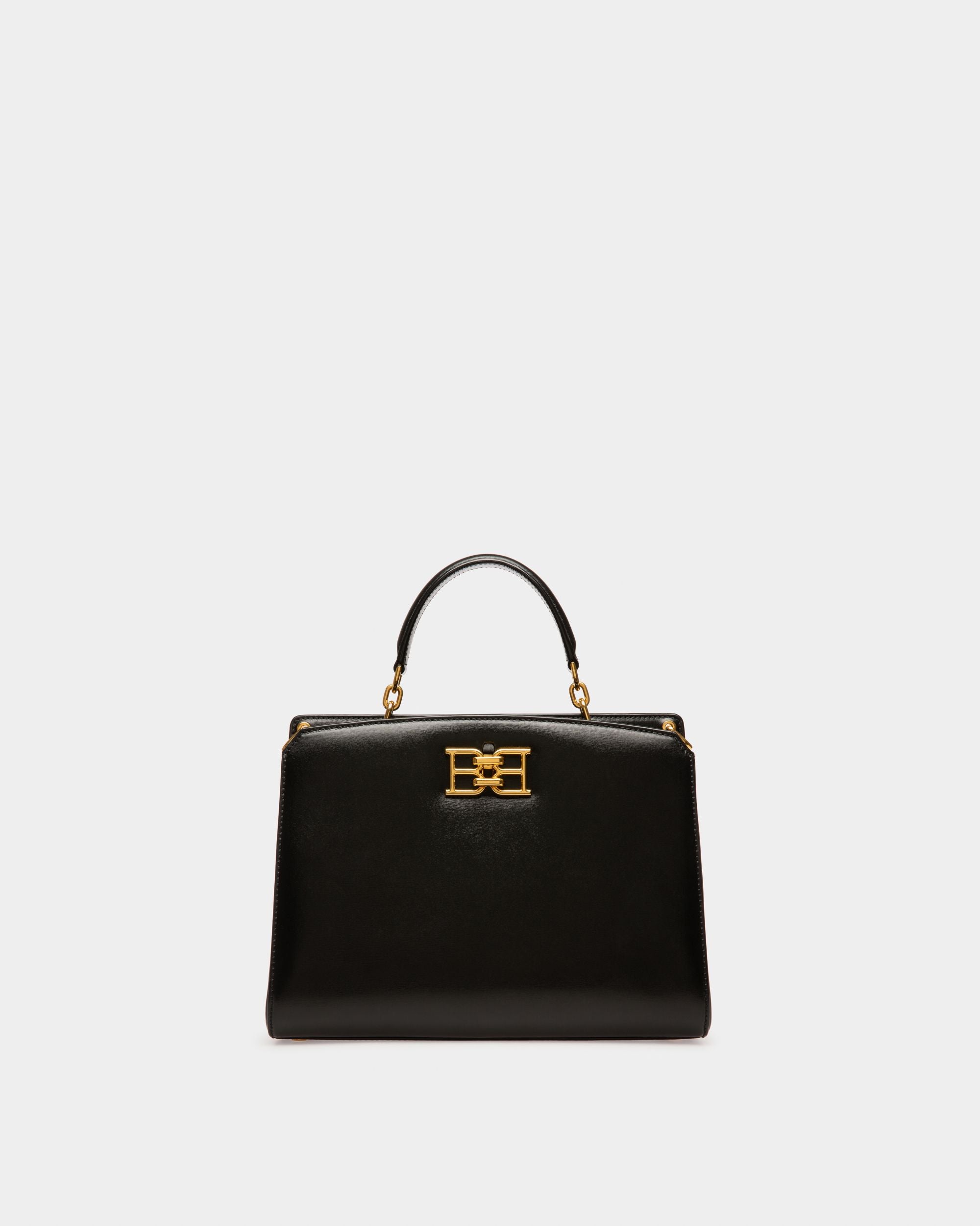 Bonnye Henkeltasche Aus Schwarzem Leder - Damen - Bally - 01